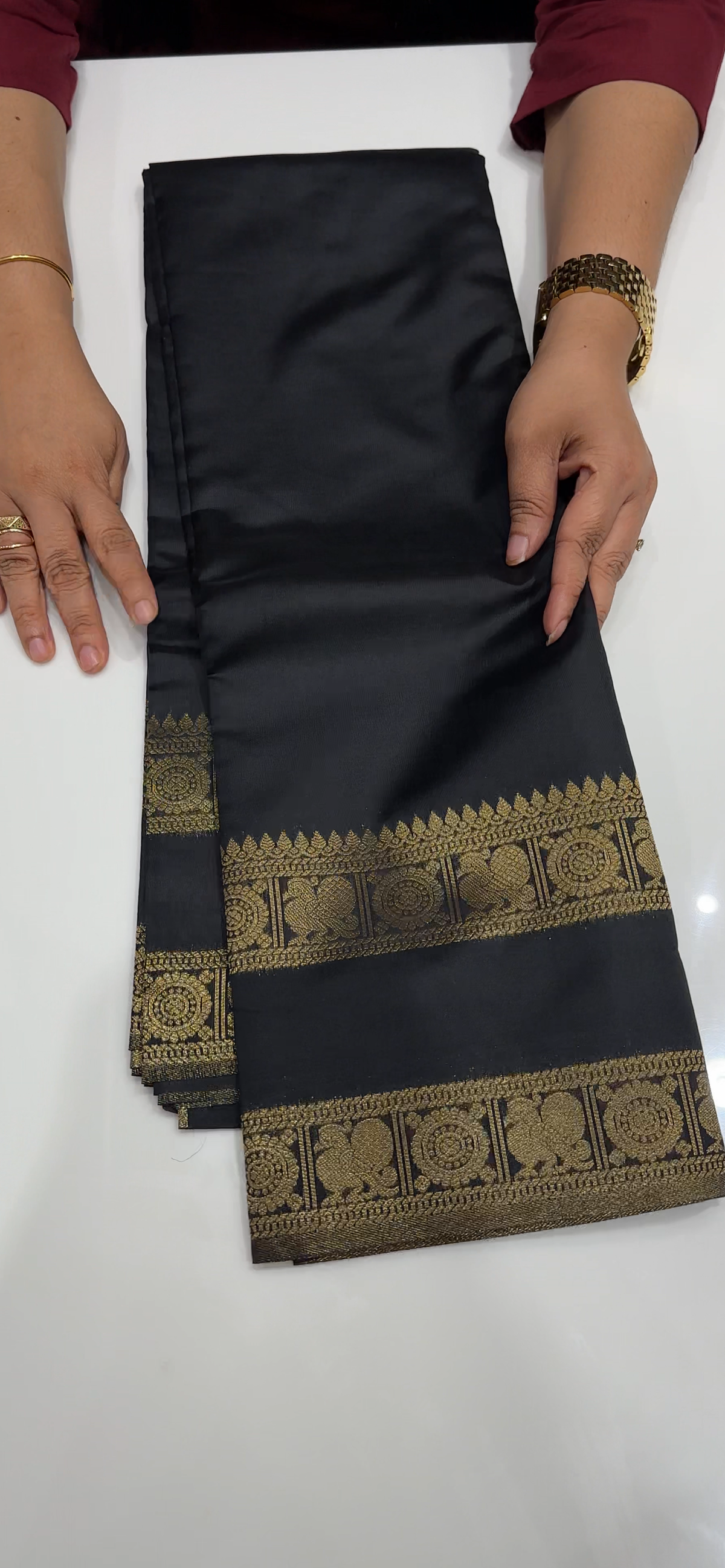 SEMI SILK SAREES - IHA 35584