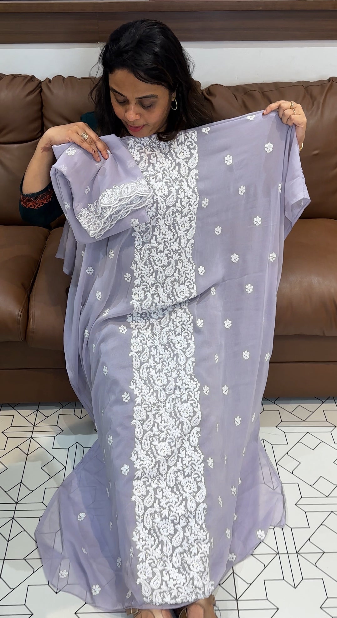 FAUX GEORGETTE UNATITCHED SALWAR SUITS - IHA 26262