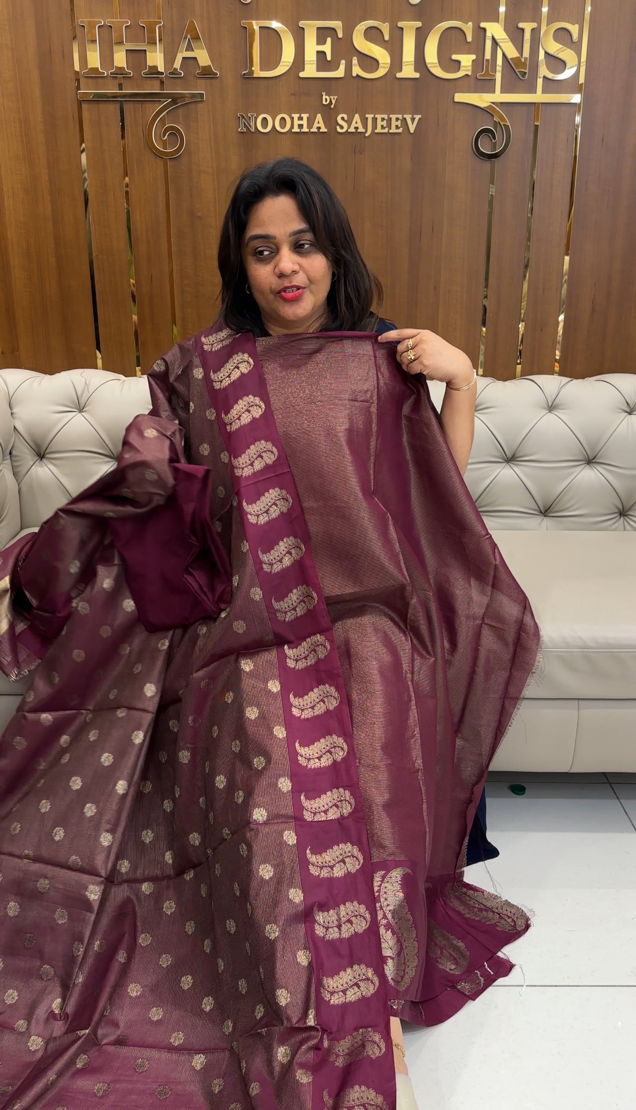 SEMI BANARASI UNSTITCHED SALWAR SUITS - IHA 25197