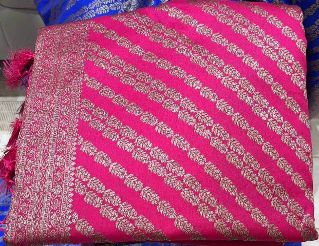SEMI KATAN SAREES - IHA 21720