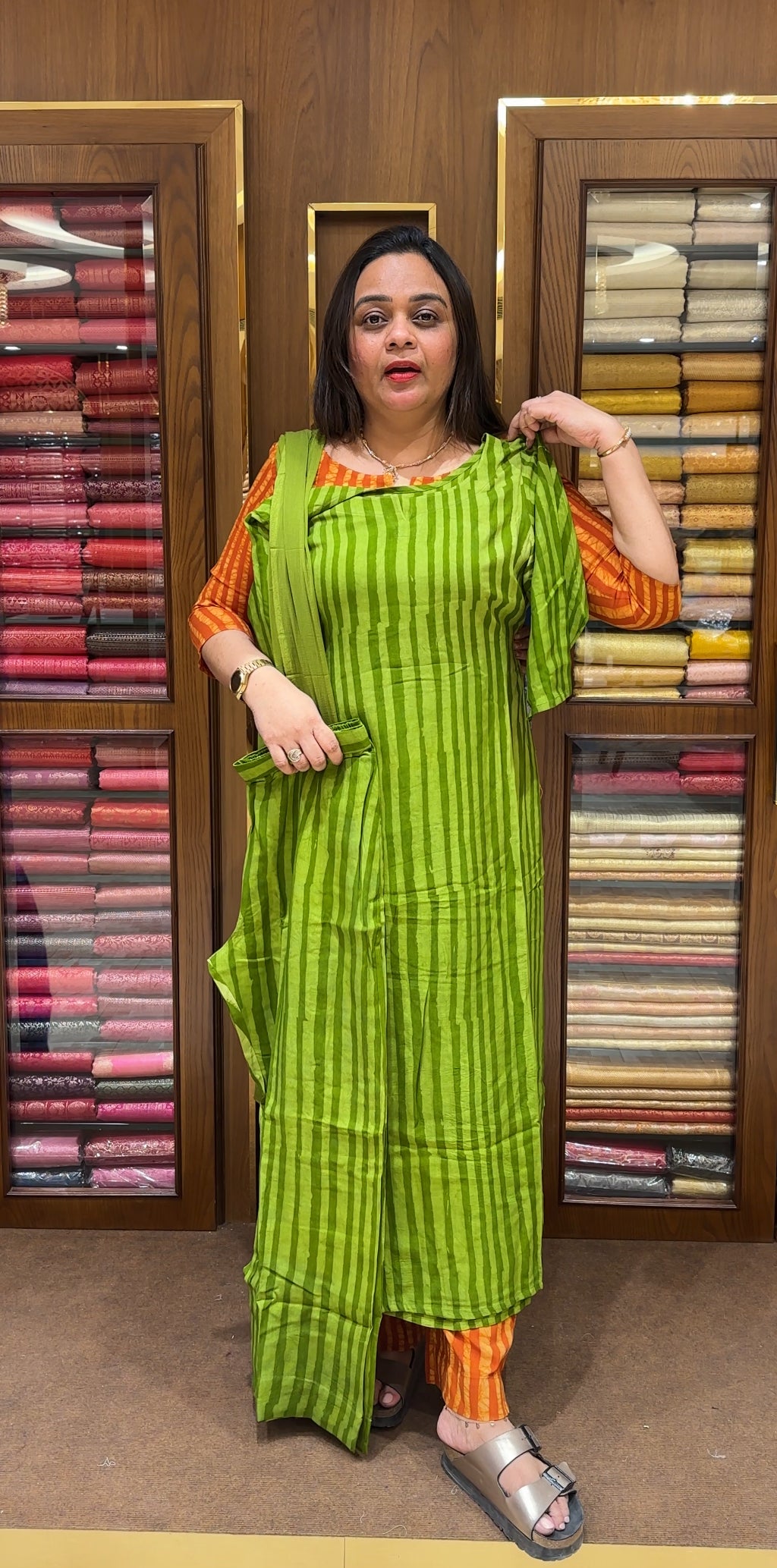 FORWARD COTTON TOP,BOTTOM AND DUPATTA - IHA 21723