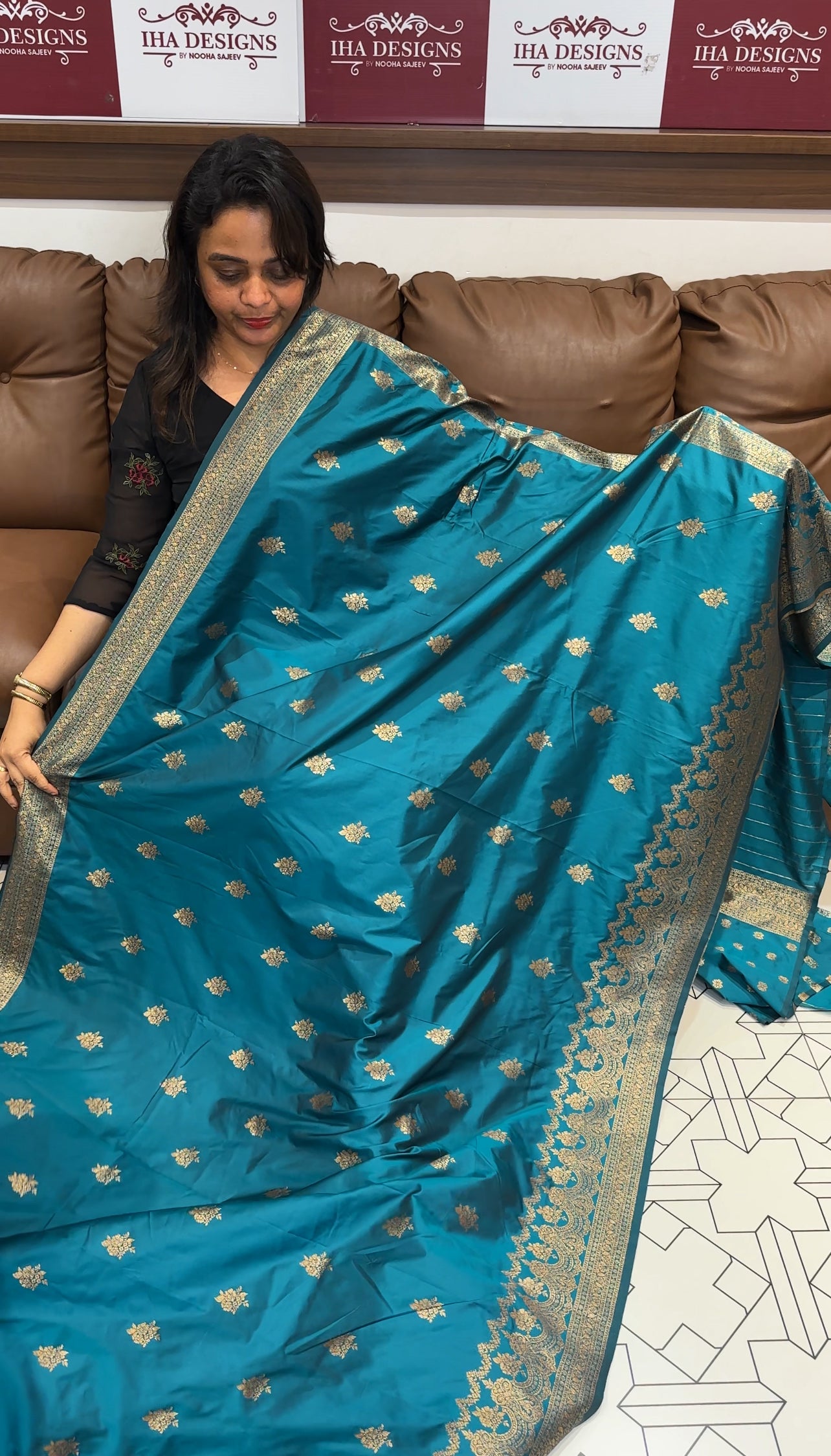 SEMI KATAN SAREES - IHA 24877