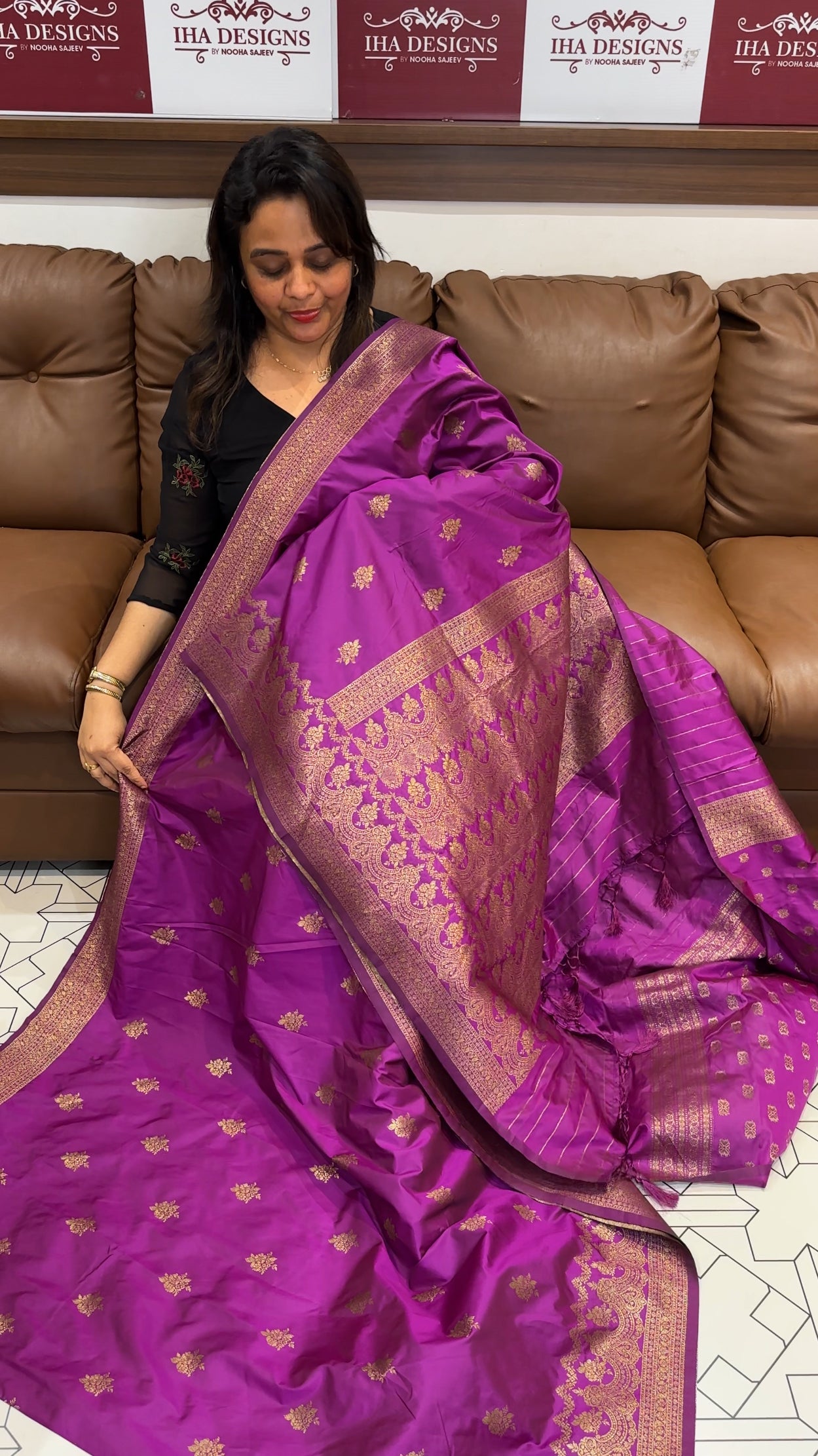 SEMI KATAN SAREES - IHA 24877