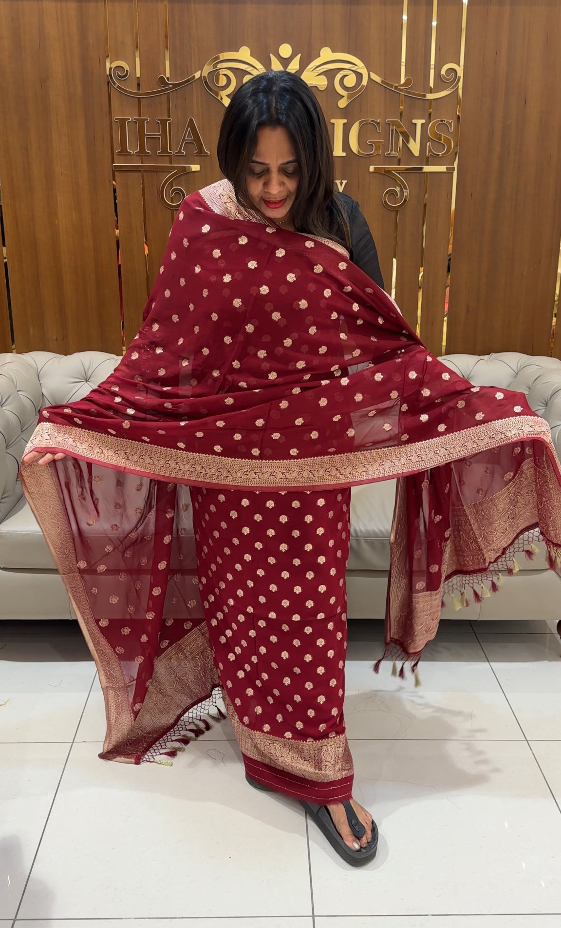 VISCOSE BANARASI UNSTITCHED SALWAR SUITS - IHA 24540