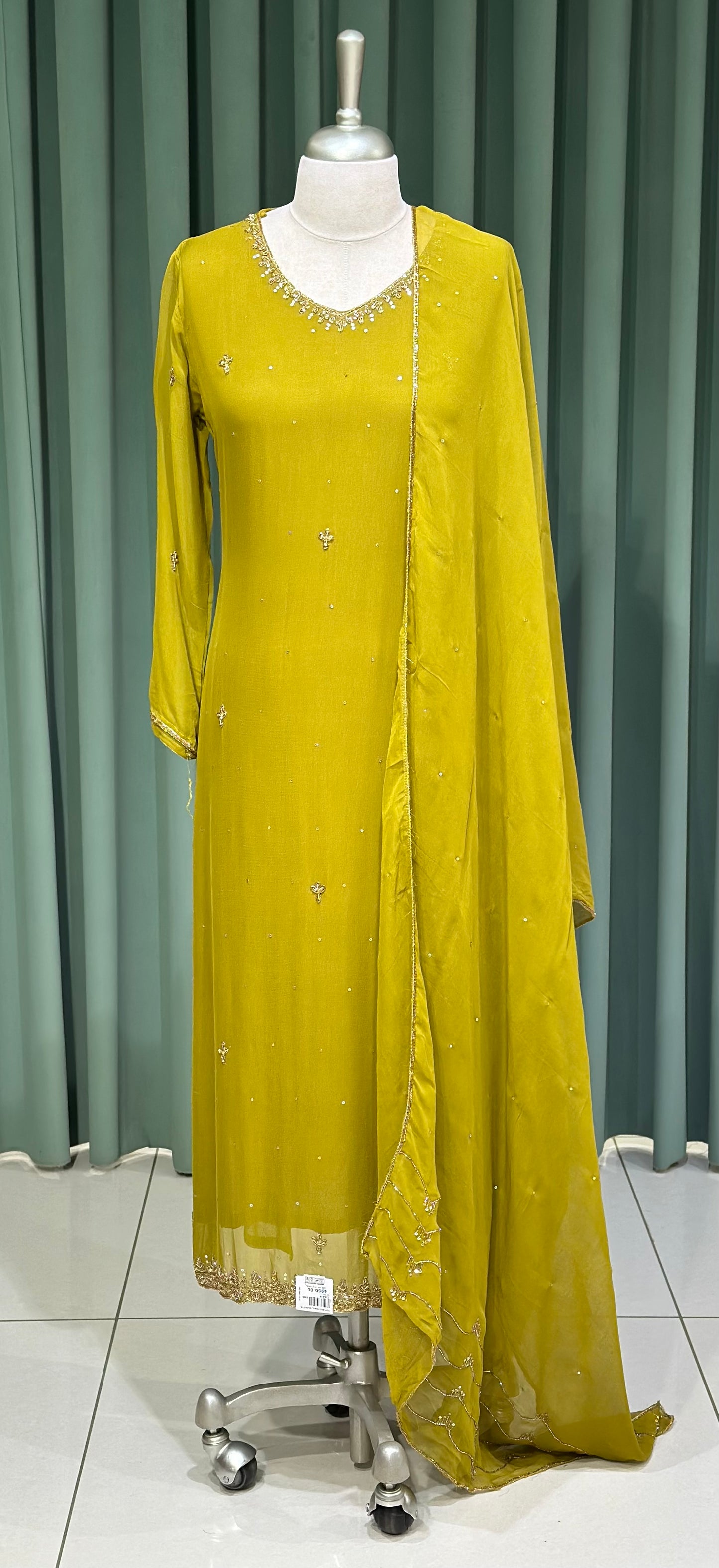 PARTY WEAR TOP, BOTTOM AND DUPATTA - IHA 27363