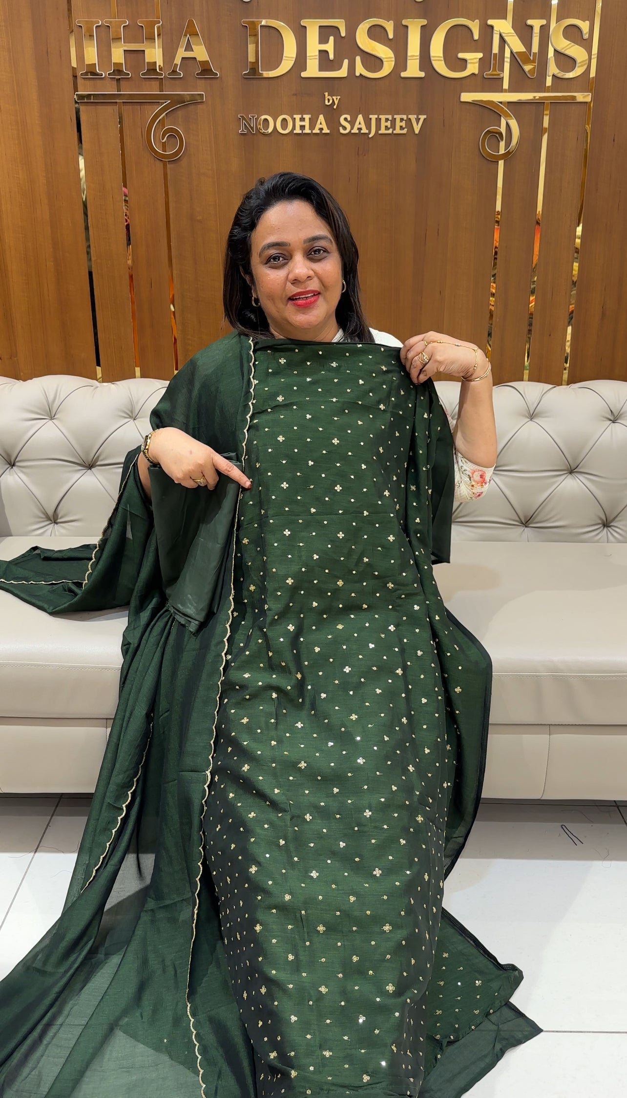 SEMI RAW SILK UNSTITCHED SALWAR SUITS - IHA 25076