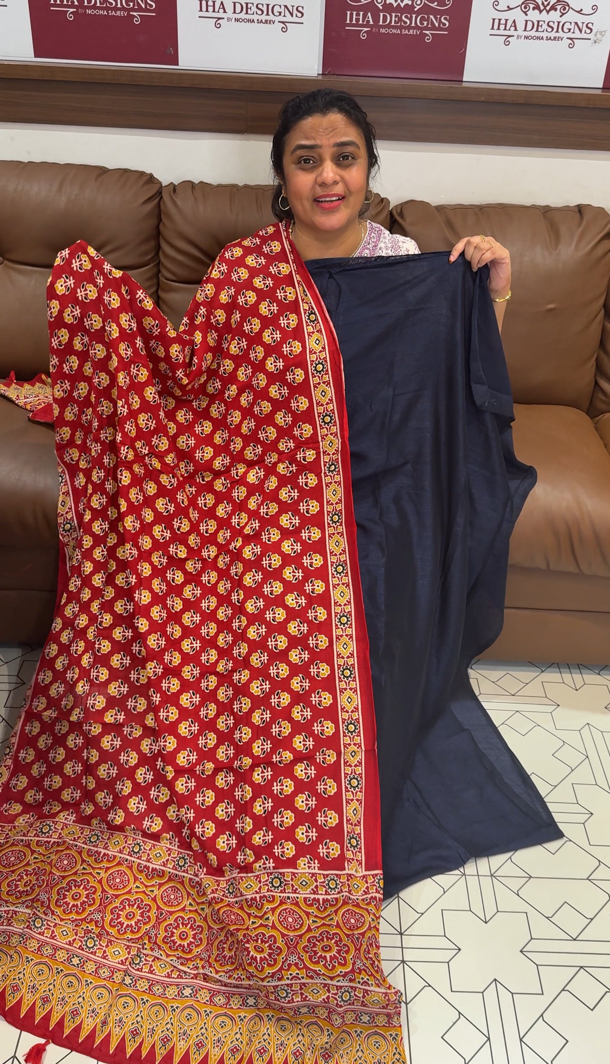 SEMI RAW SILK UNSTITCHED SALWAR SUITS - IHA 26518