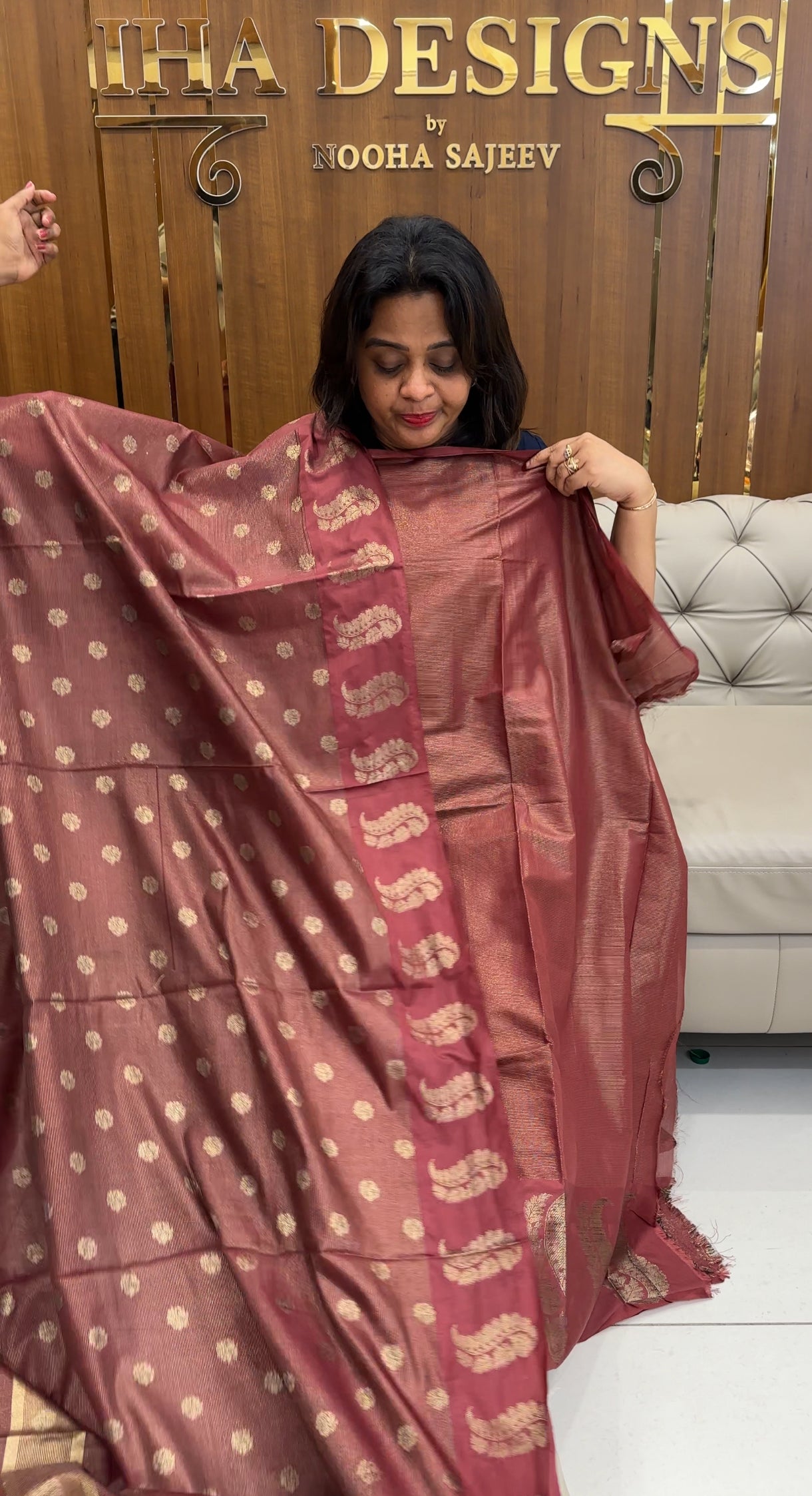 SEMI BANARASI UNSTITCHED SALWAR SUITS - IHA 25197