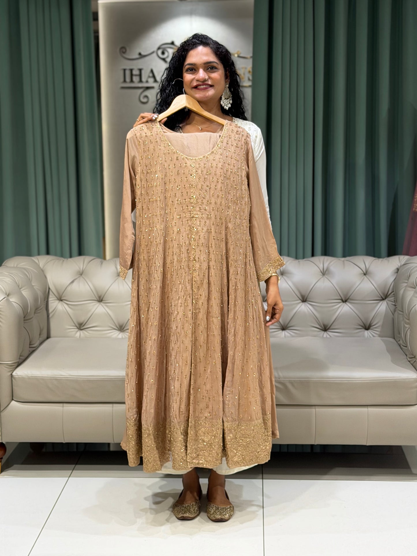 PARTY WEAR TOP, BOTTOM AND DUPATTA - IHA 29666