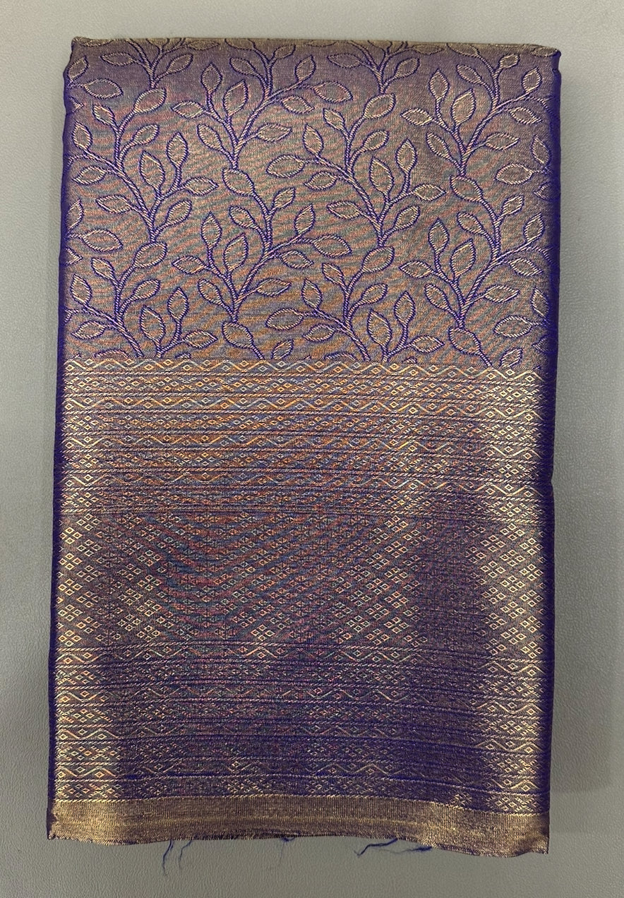 BROCADE KANCHIPURAM SILK SAREES - IHA 26936