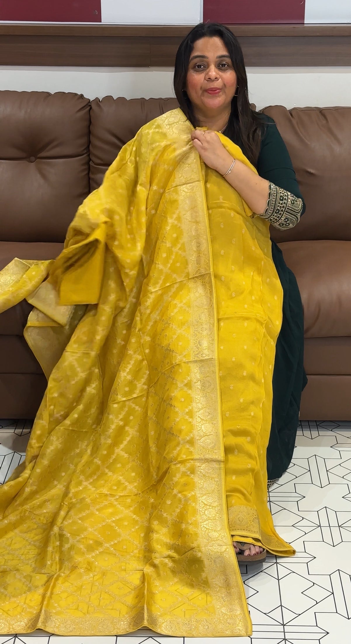 VISCOSE GEORGETTE UNSTITCHED SALWAR SUITS - IHA 27330