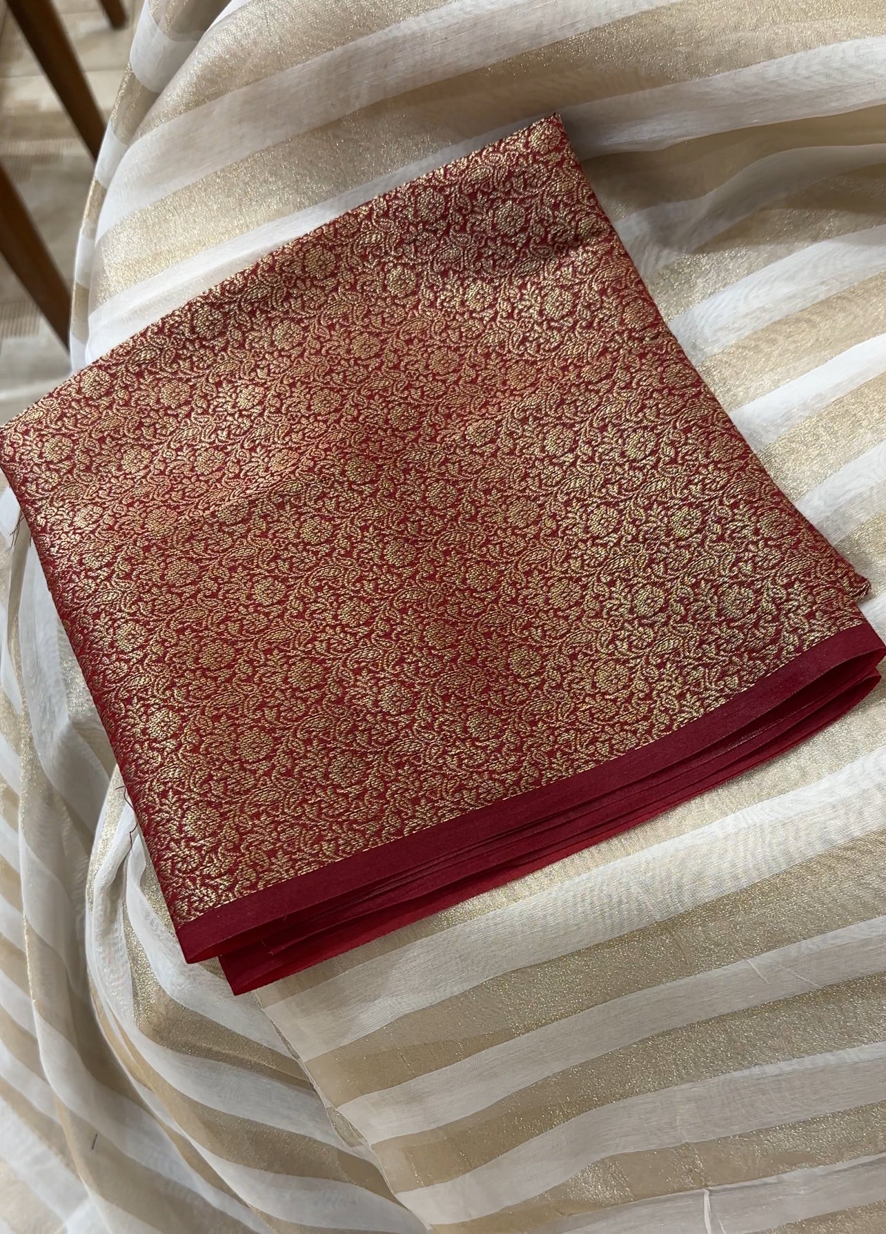 TISSUE BANARASI SAREES - IHA 25830