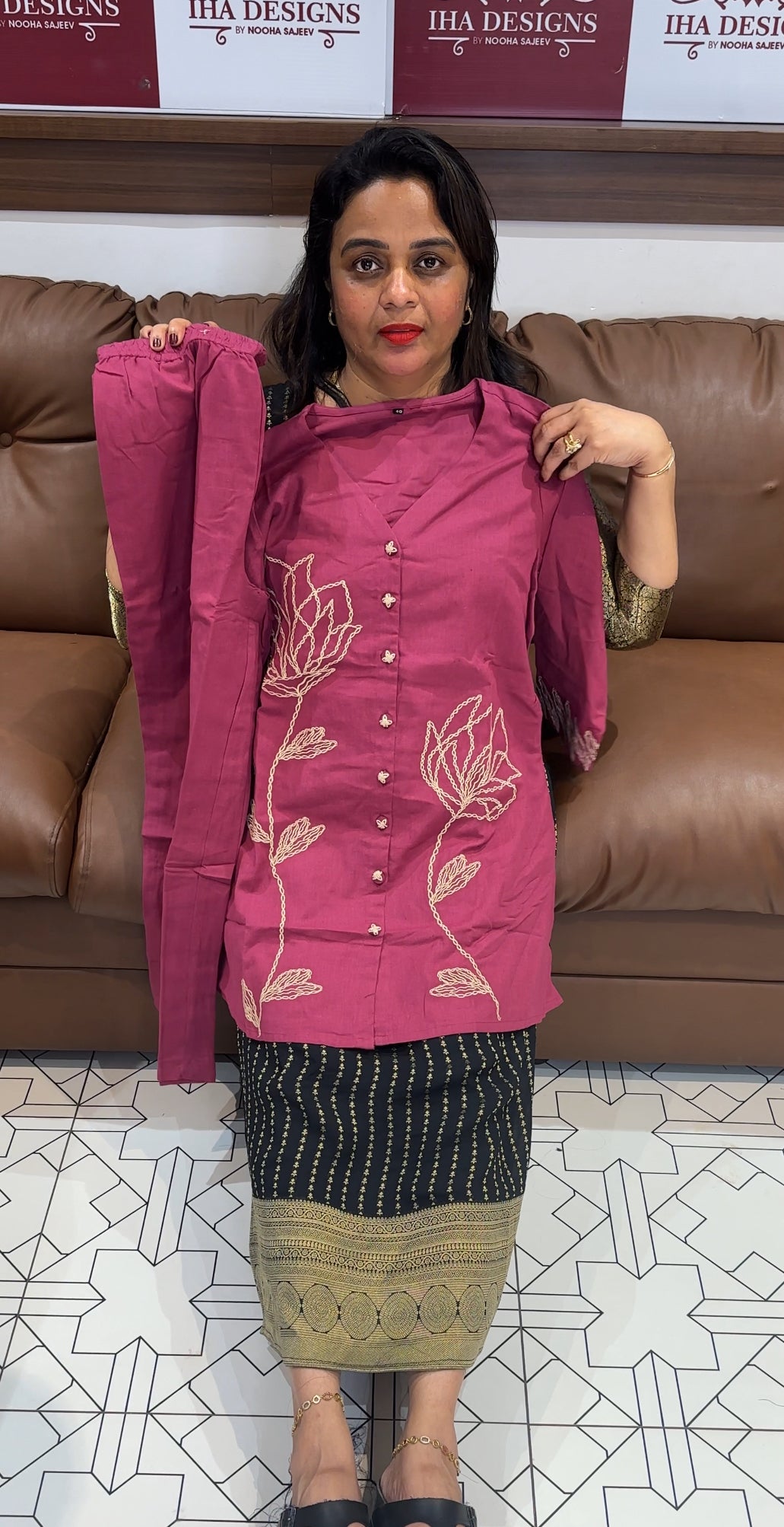 COTTON CO-ORDS SETS - IHA 25493