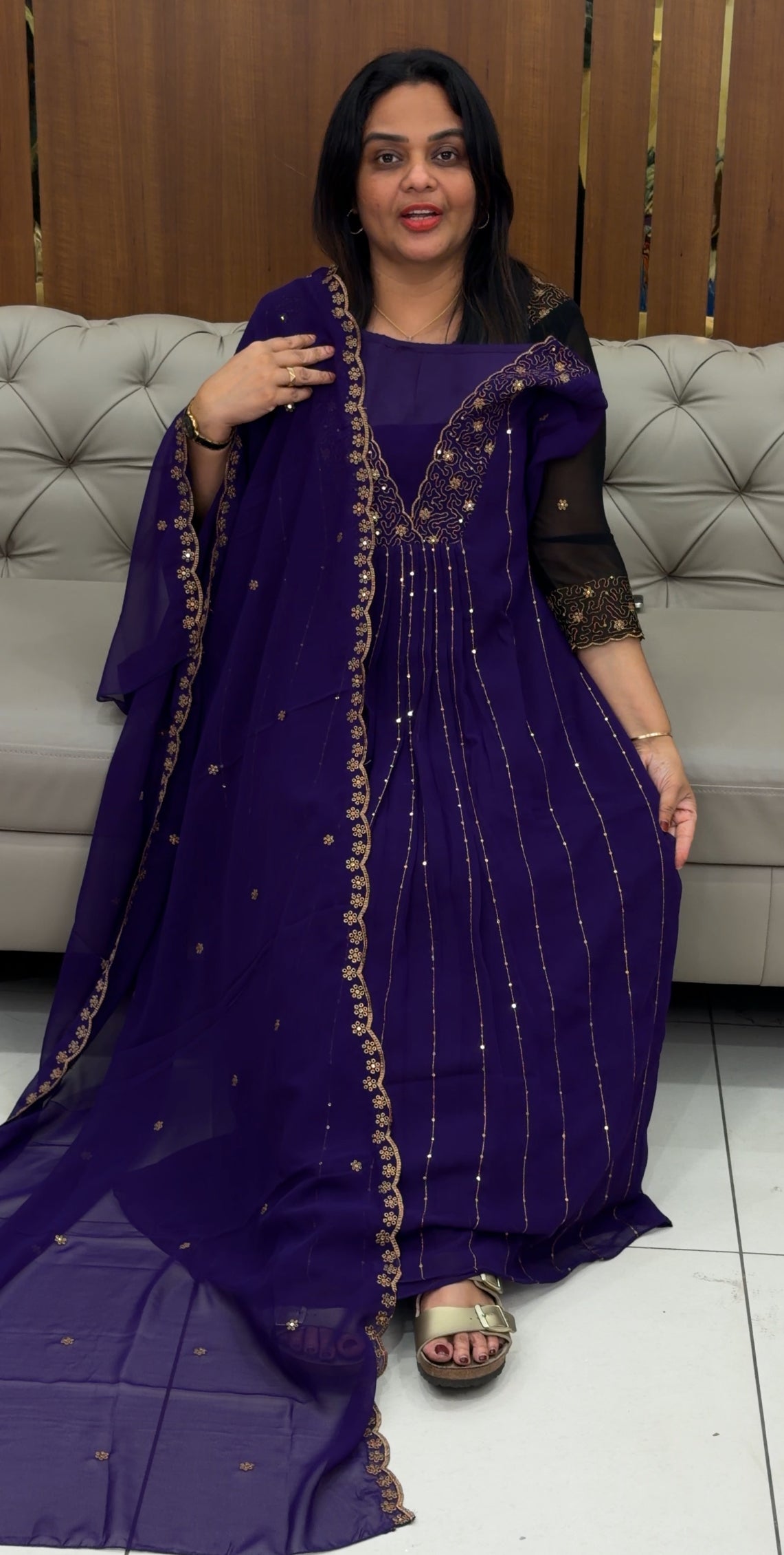 FORWARD PARTY WEAR TOP,BOTTOM AND DUPATTA - IHA 30612