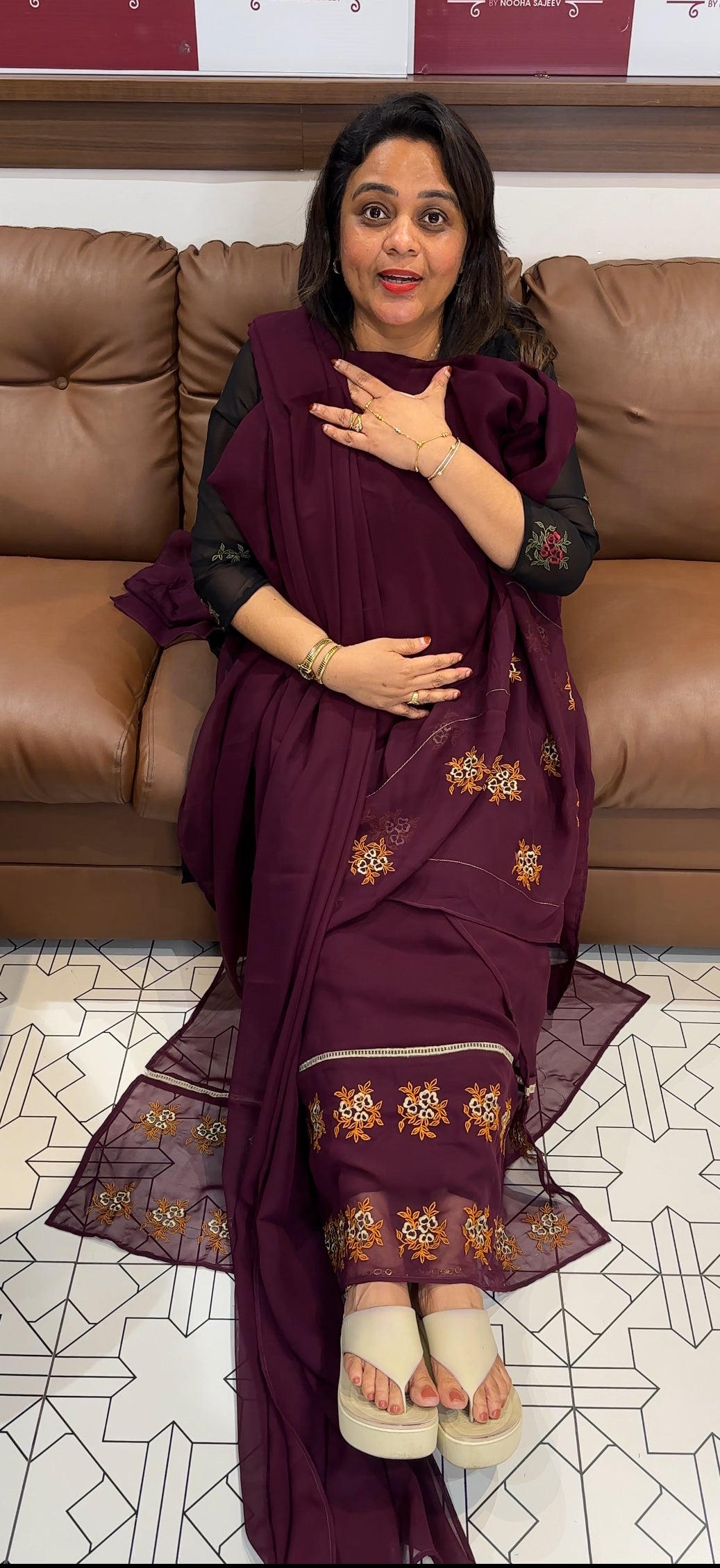 IHA'S IN-HOUSE DESIGNER UNSTITCHED SALWAR SUITS - IHA 24803