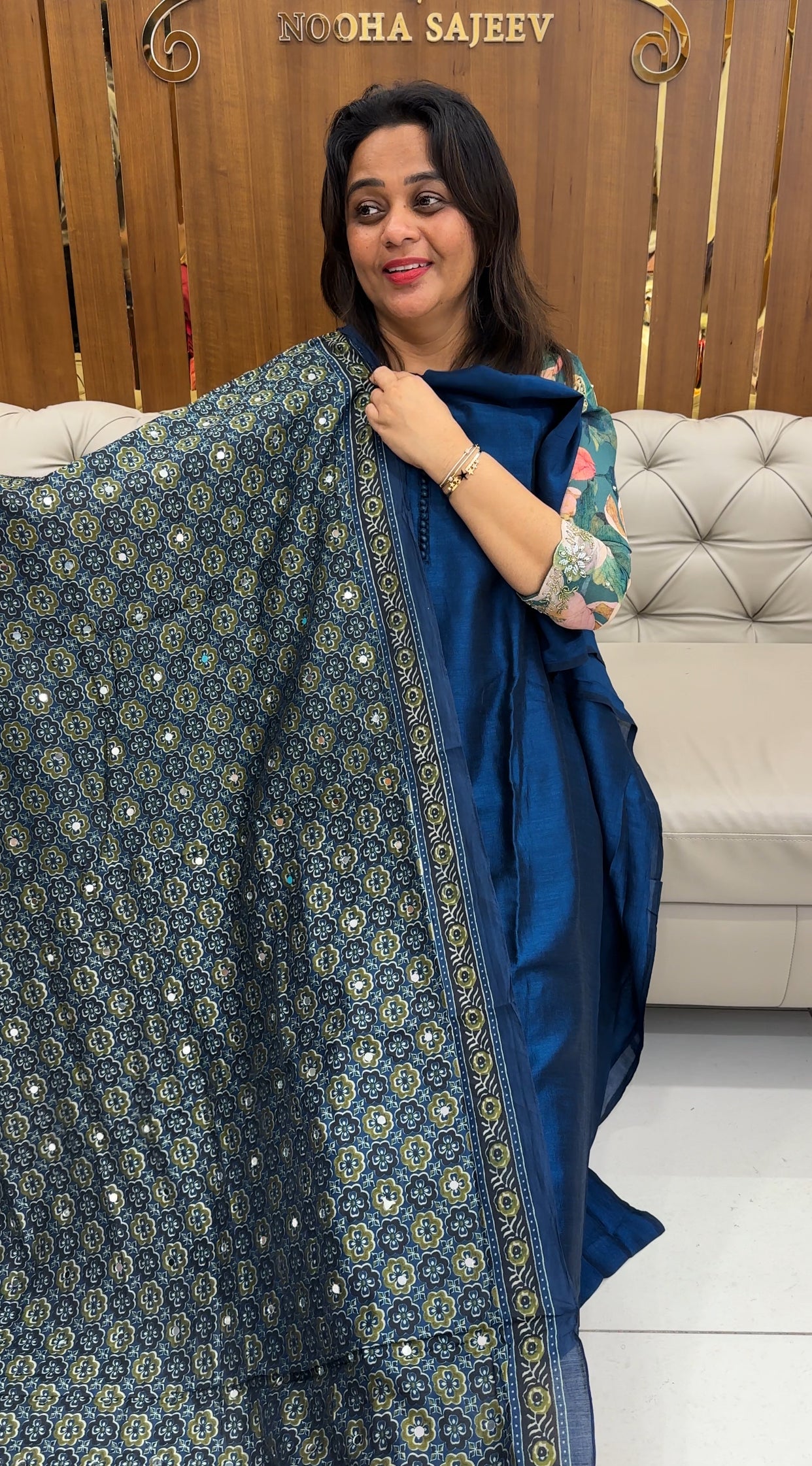 SEMI RAW SILK UNSTITCHED SALWAR SUITS - IHA 25727