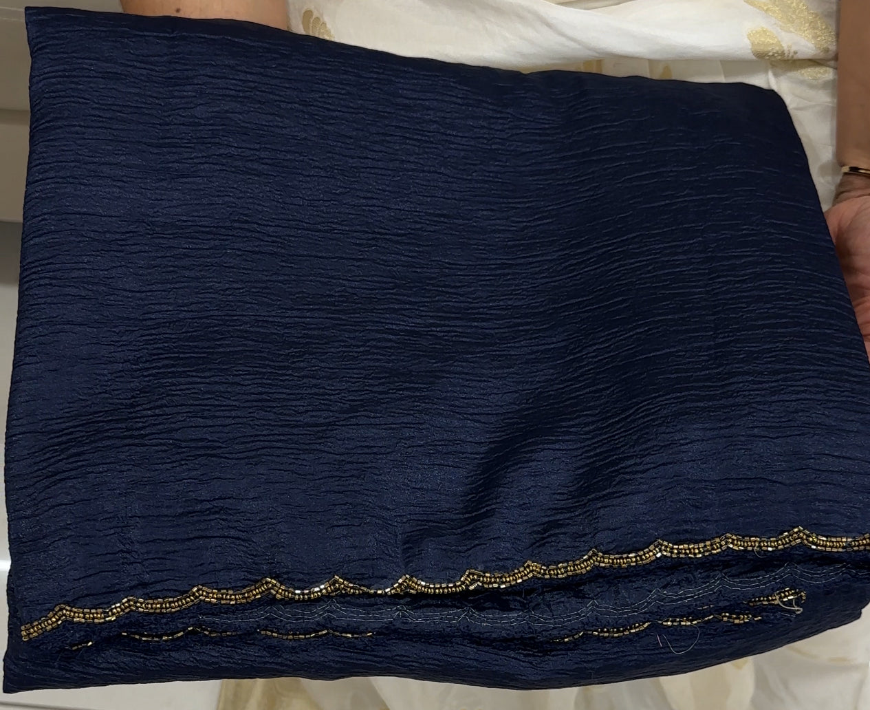 CRUSHED TISSUE SAREES - IHA 25591