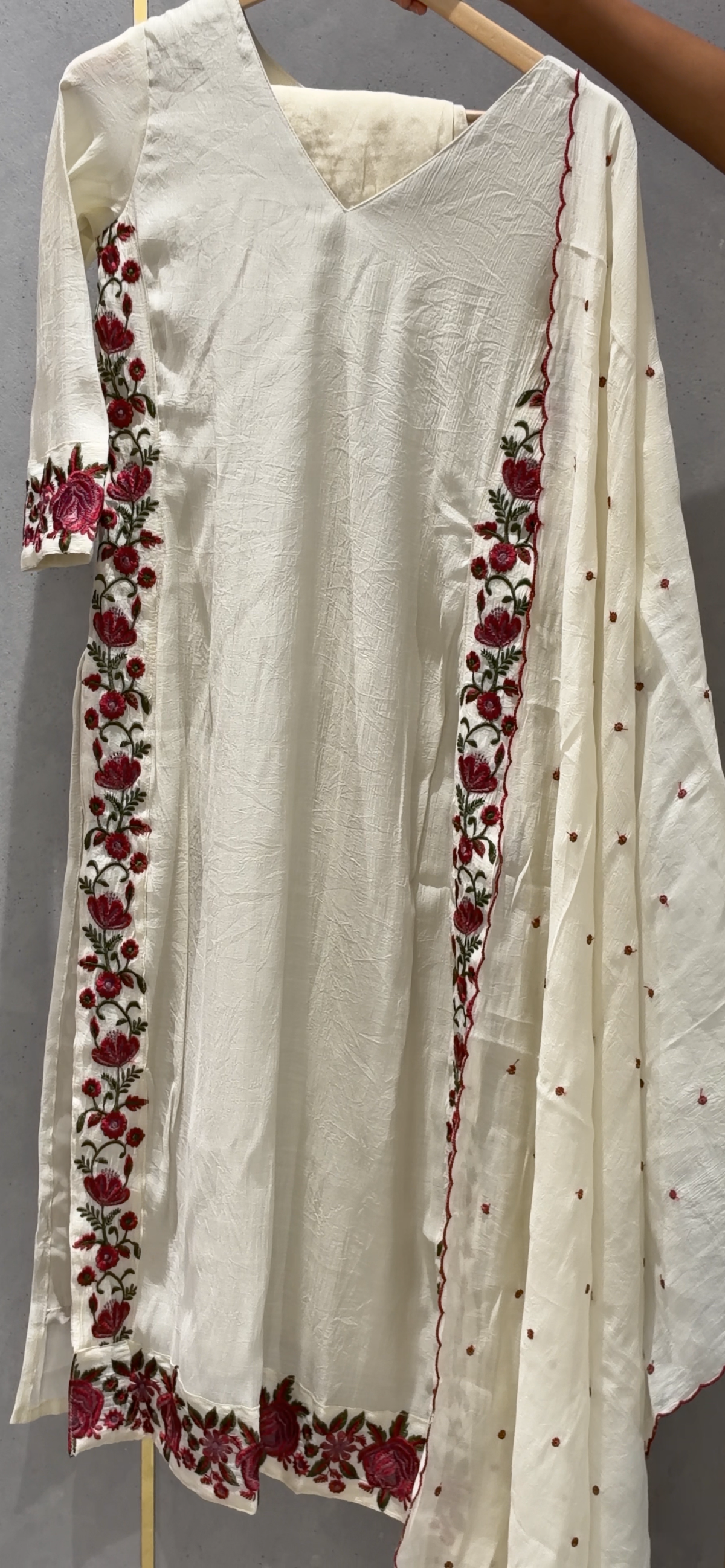 READY TO WEAR TOP, BOTTOM AND DUPATTA - IHA 35966
