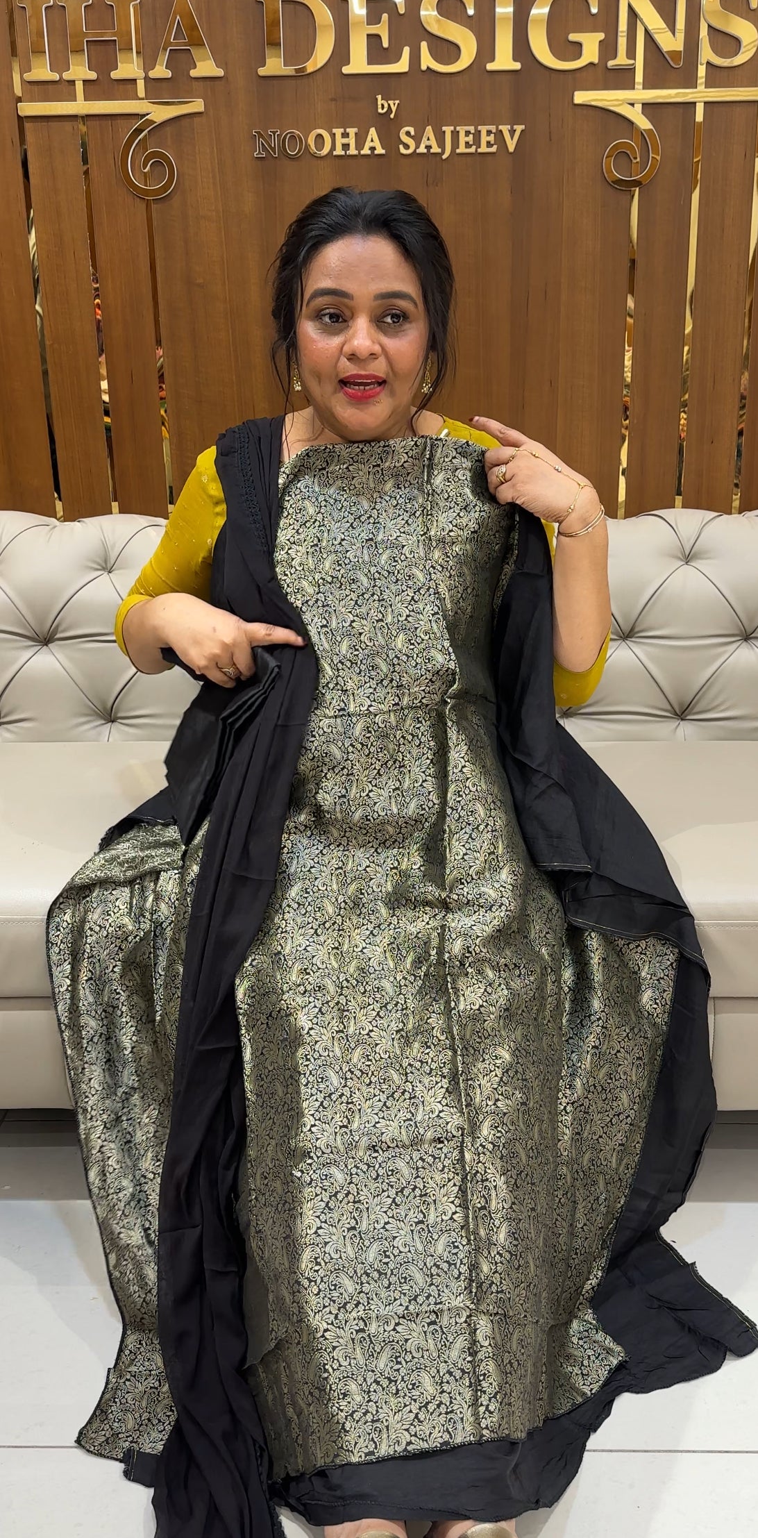BANARASI UNSTITCHED SALWAR SUITS - IHA 24975