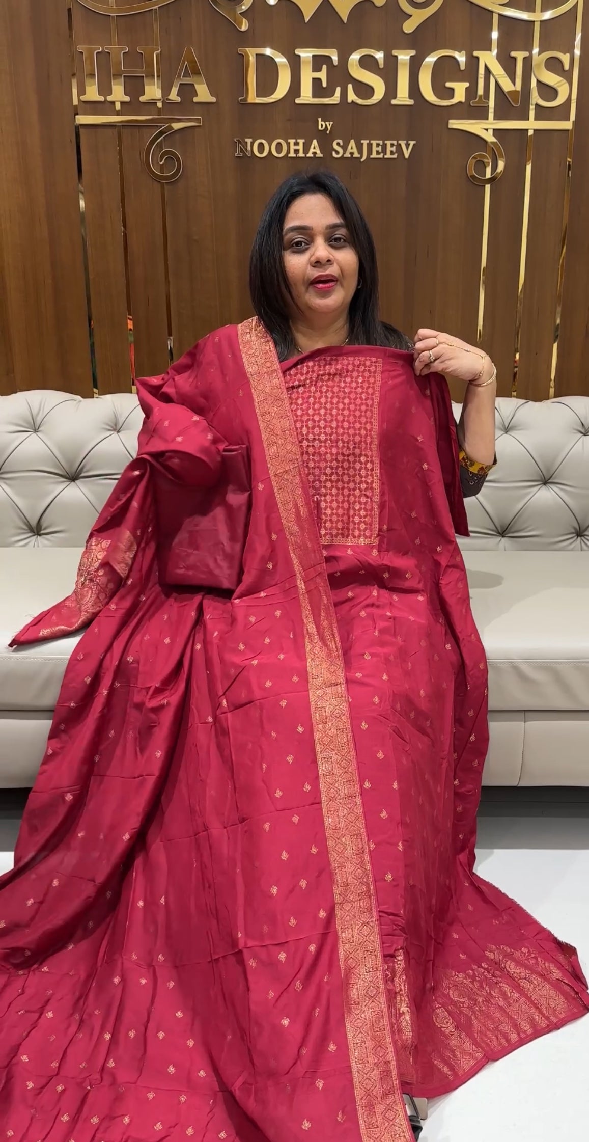 FORWARD BANARASI UNSTITCHED SALWAR SUITS - IHA 24425