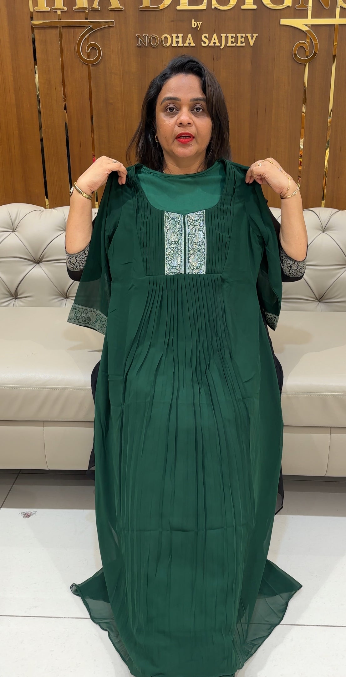 IHA'S IN-HOUSE GEORGETTE ALINE TOPS - IHA 24944