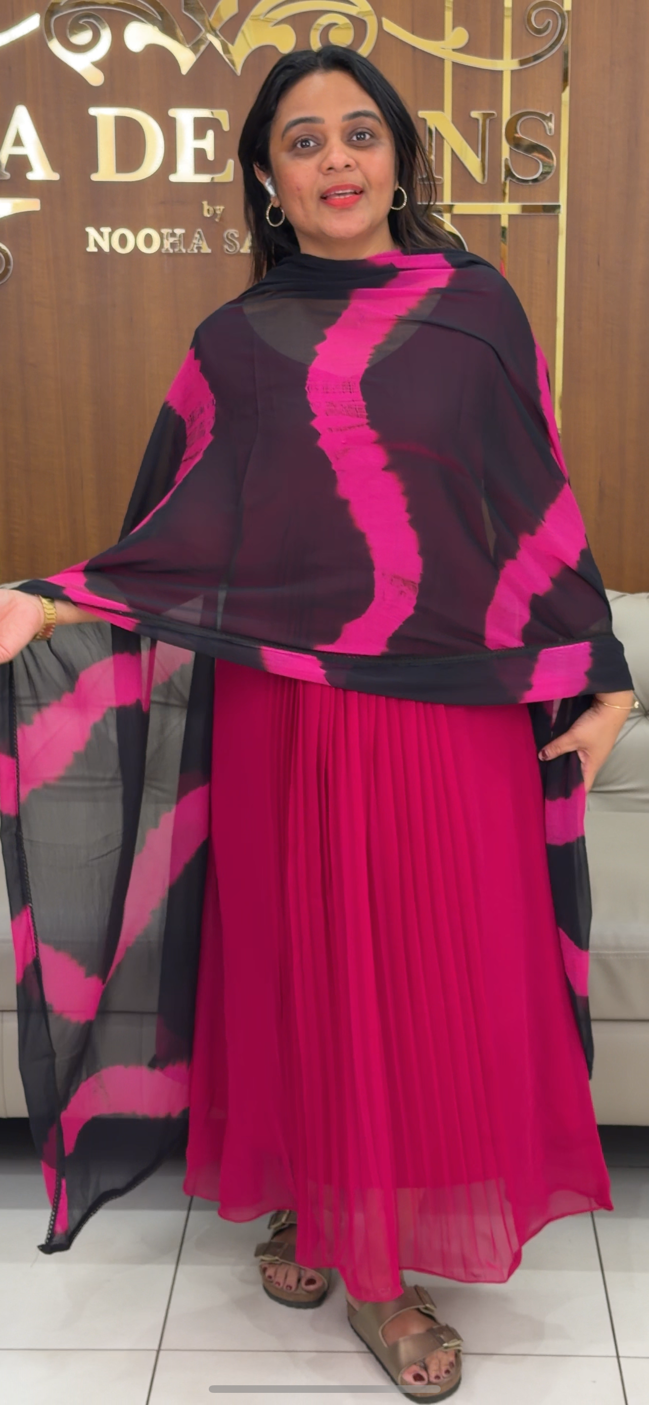 IHA'S IN-HOUSE ALIYA CUT TOP AND DUPATTA - IHA 29829