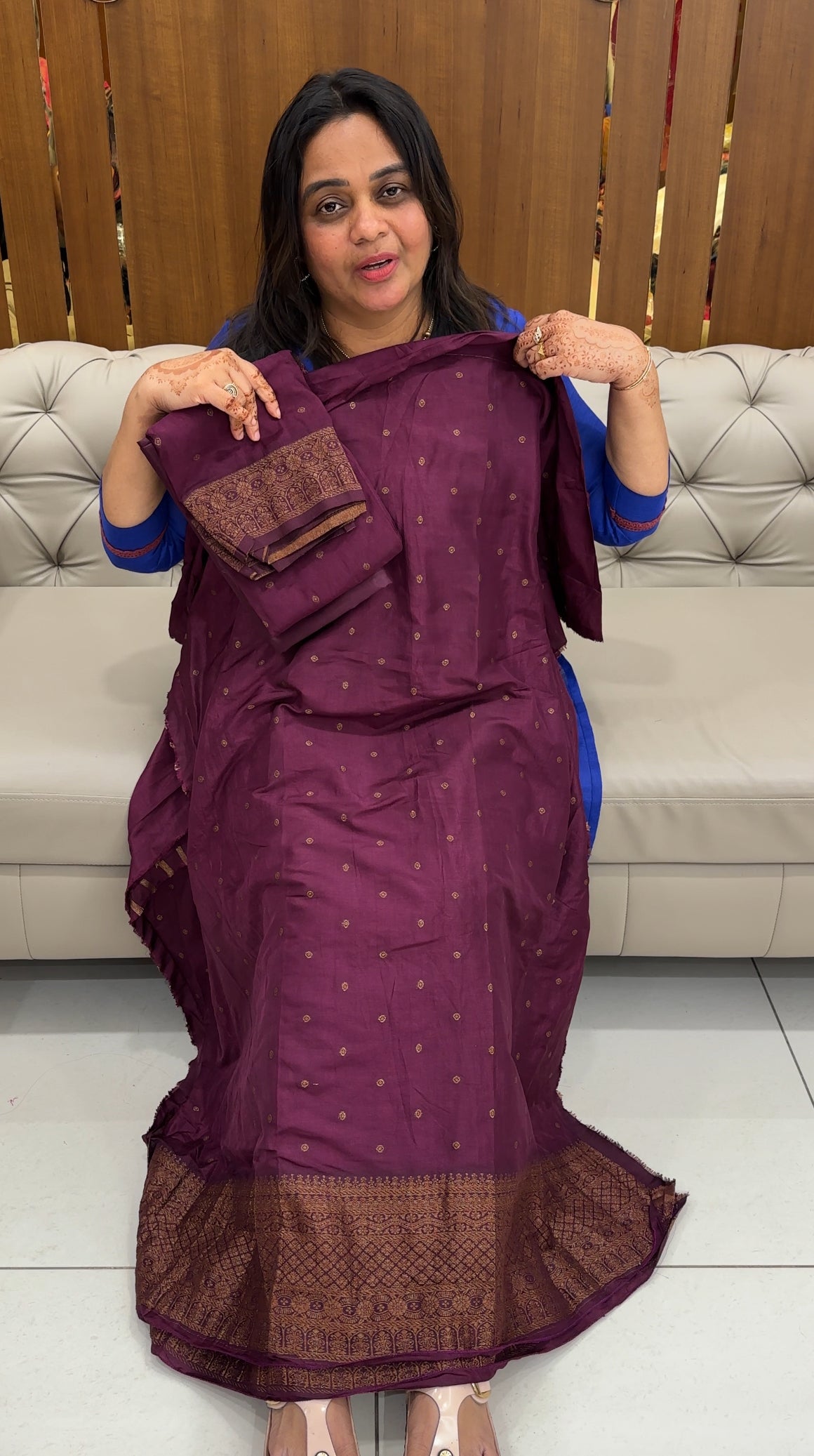 SEMI BANARASI UNSTITCHED SALWAR SUITS - IHA 27439