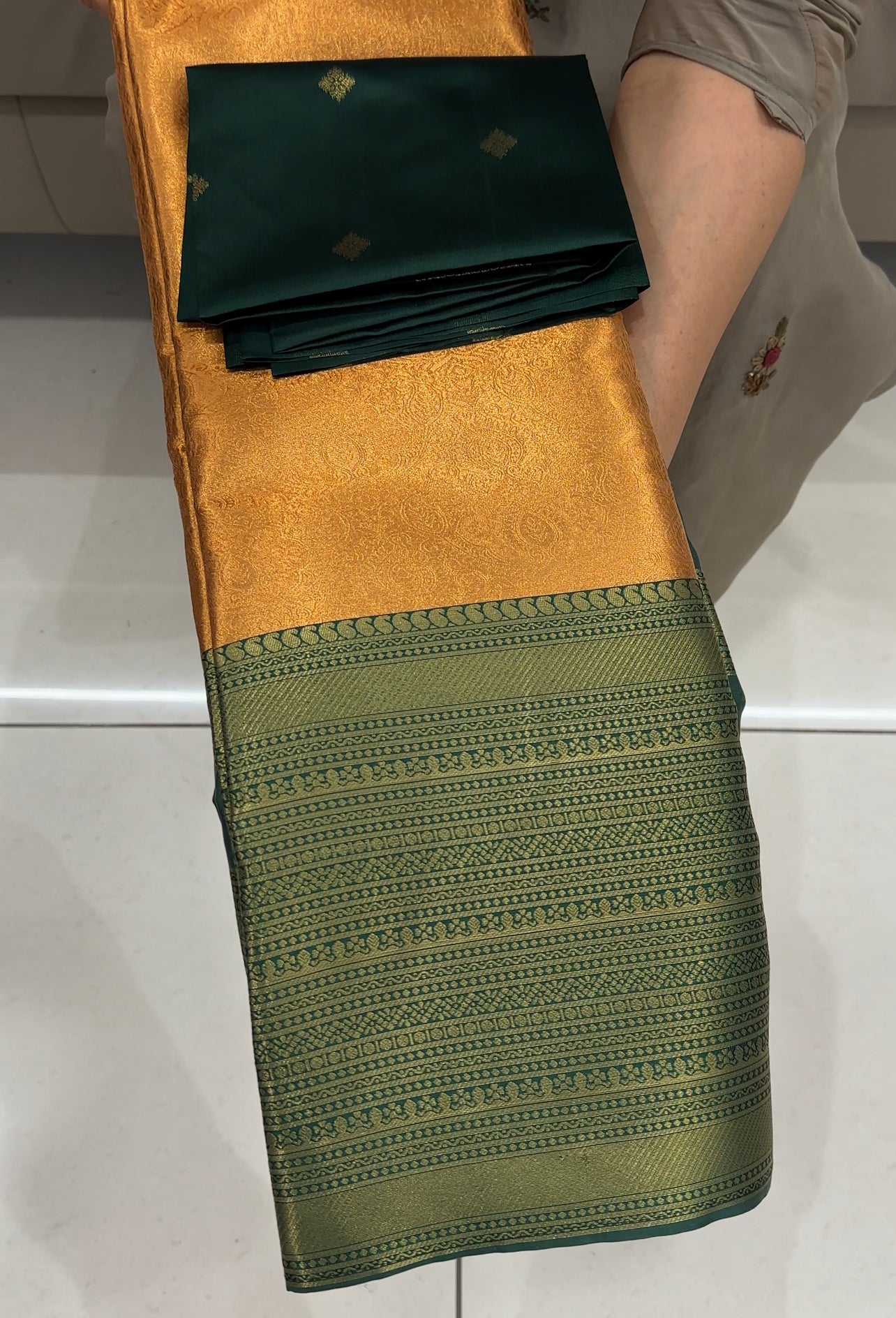 TISSUE UNSTITCHED DHVANI SETS MATERIAL - IHA 25799