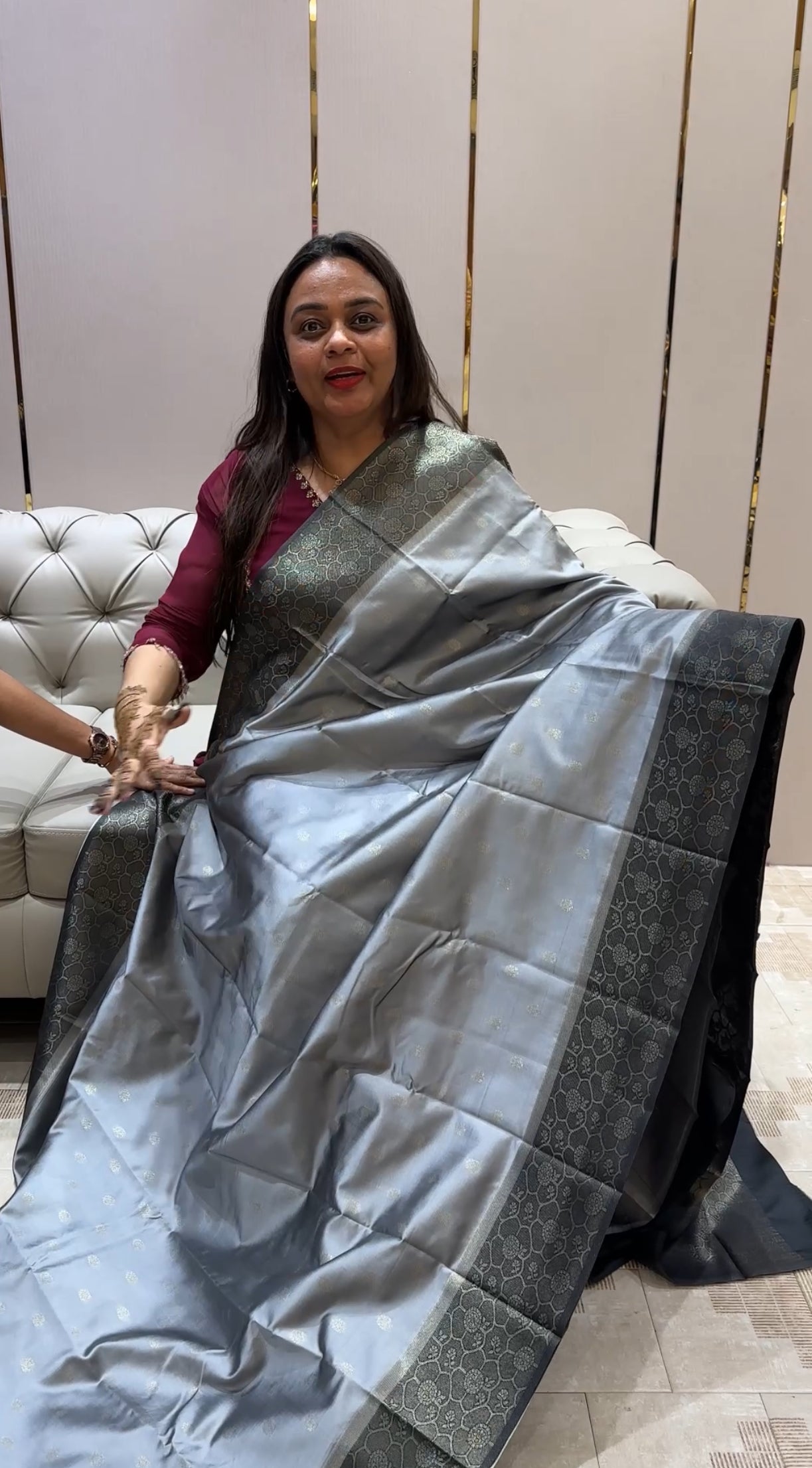 SEMI SILK SAREES - IHA 21751