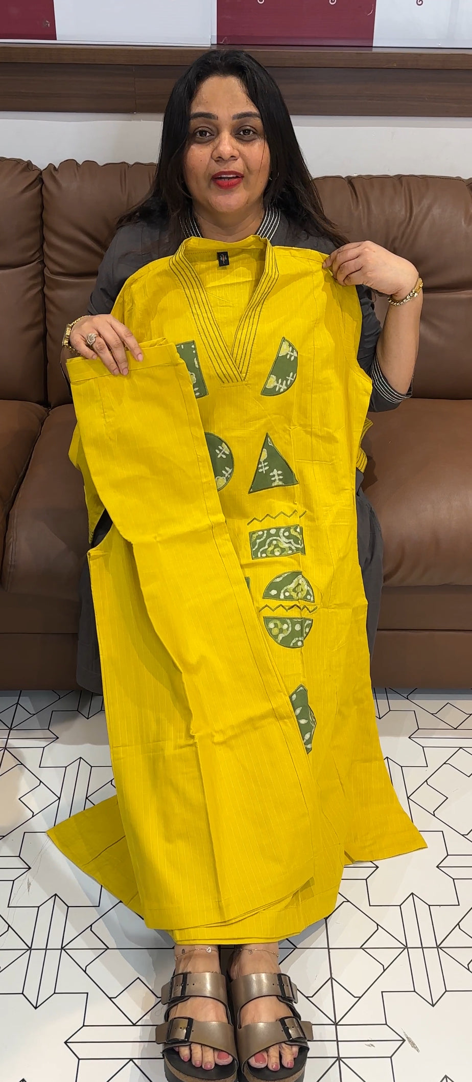 DESIGNER COTTON TOP AND BOTTOM - IHA 20480