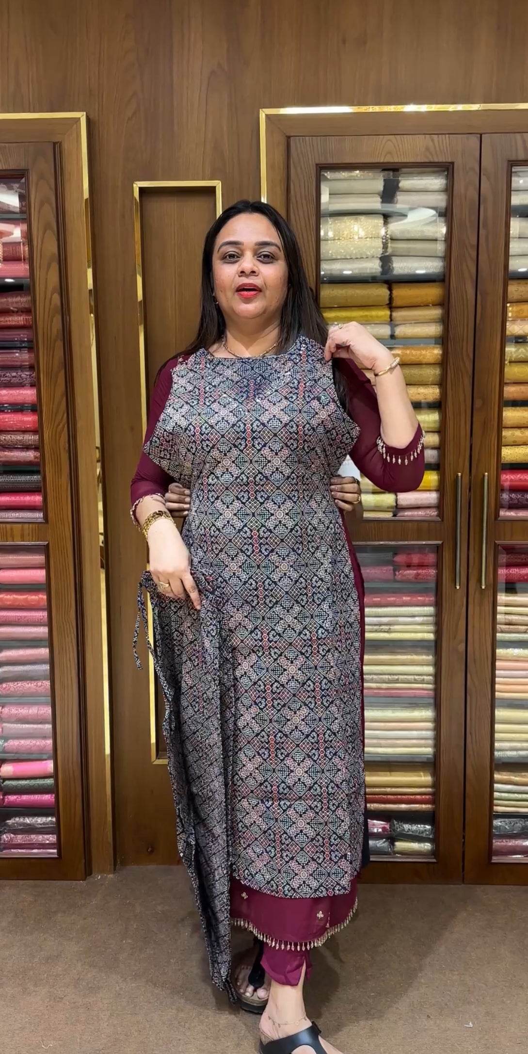 AJRAKH COTTON CO-ORDS SETS - IHA 21748