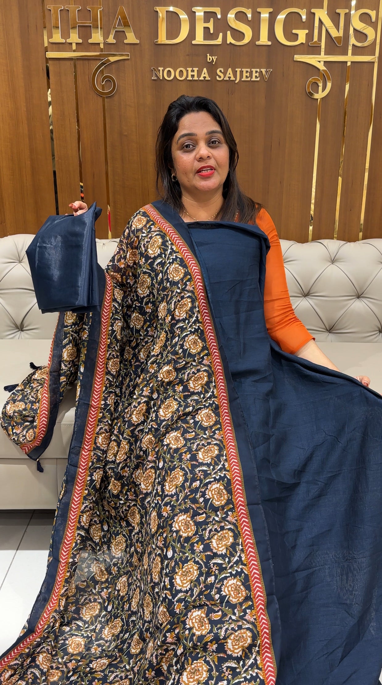 SEMI RAW SILK UNSTITCHED SALWAR SUITS - IHA 24588