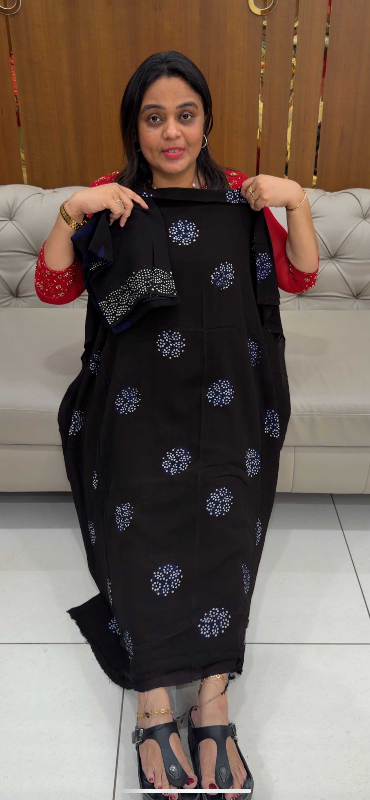 VISCOSE GEORGETTE UNSTITCHED SALWAR SUITS - IHA 28748