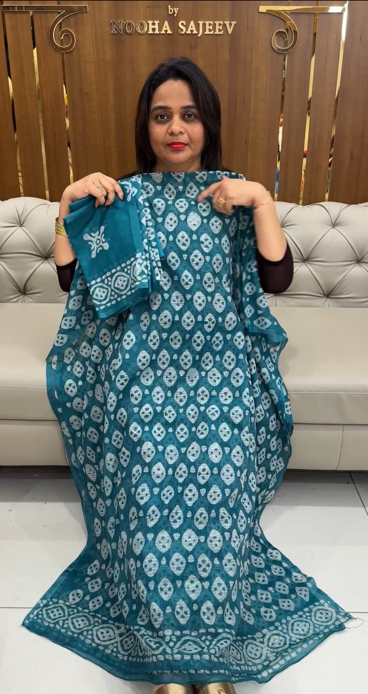 NET KOTA UNSTITCHED SALWAR SUITS - IHA 25657