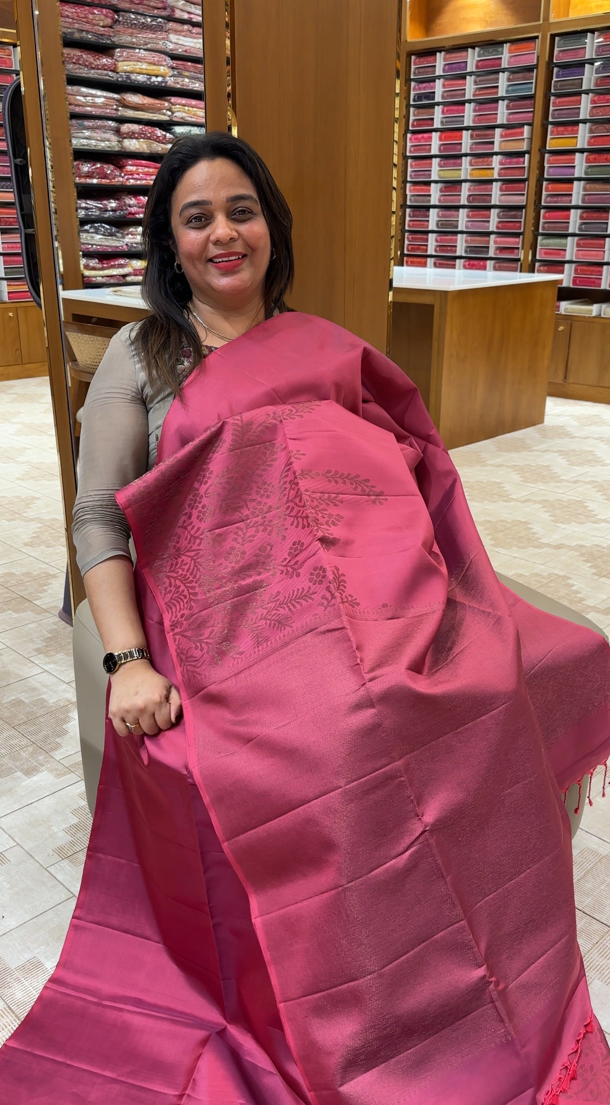 DESIGNER KANCHIPURAM SILK SAREES - IHA 25821
