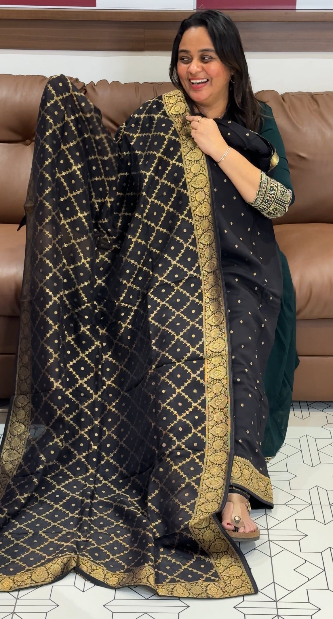 VISCOSE GEORGETTE UNSTITCHED SALWAR SUITS - IHA 27330