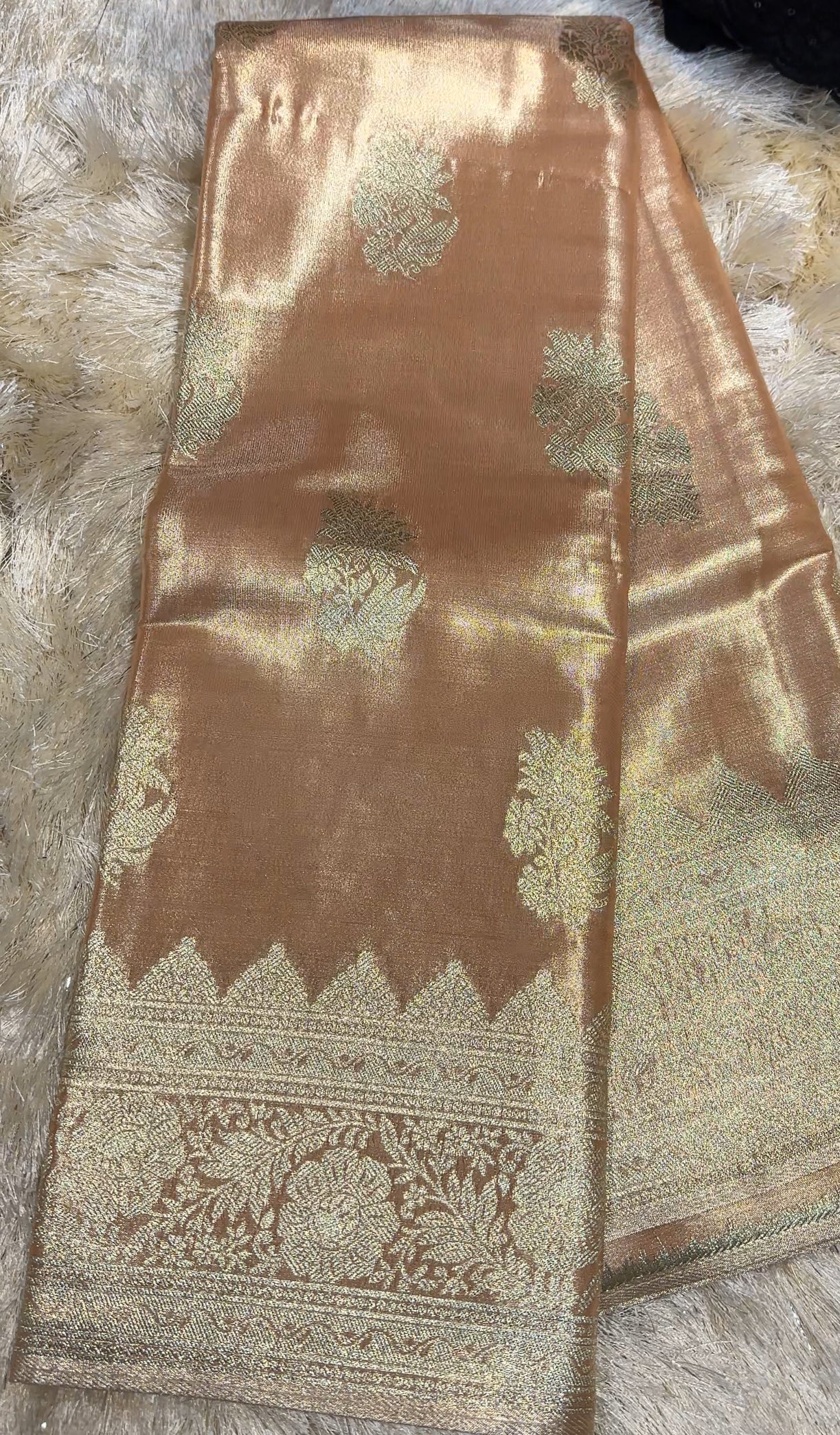 SEMI TISSUE SAREES - IHA 27828