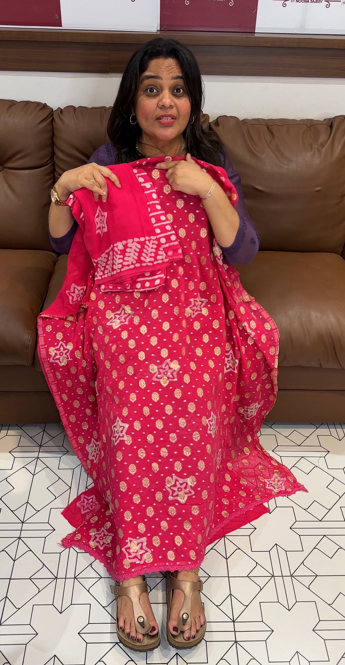 VISCOSE GEORGETTE UNSTITCHED SALWAR SUITS - IHA 27288