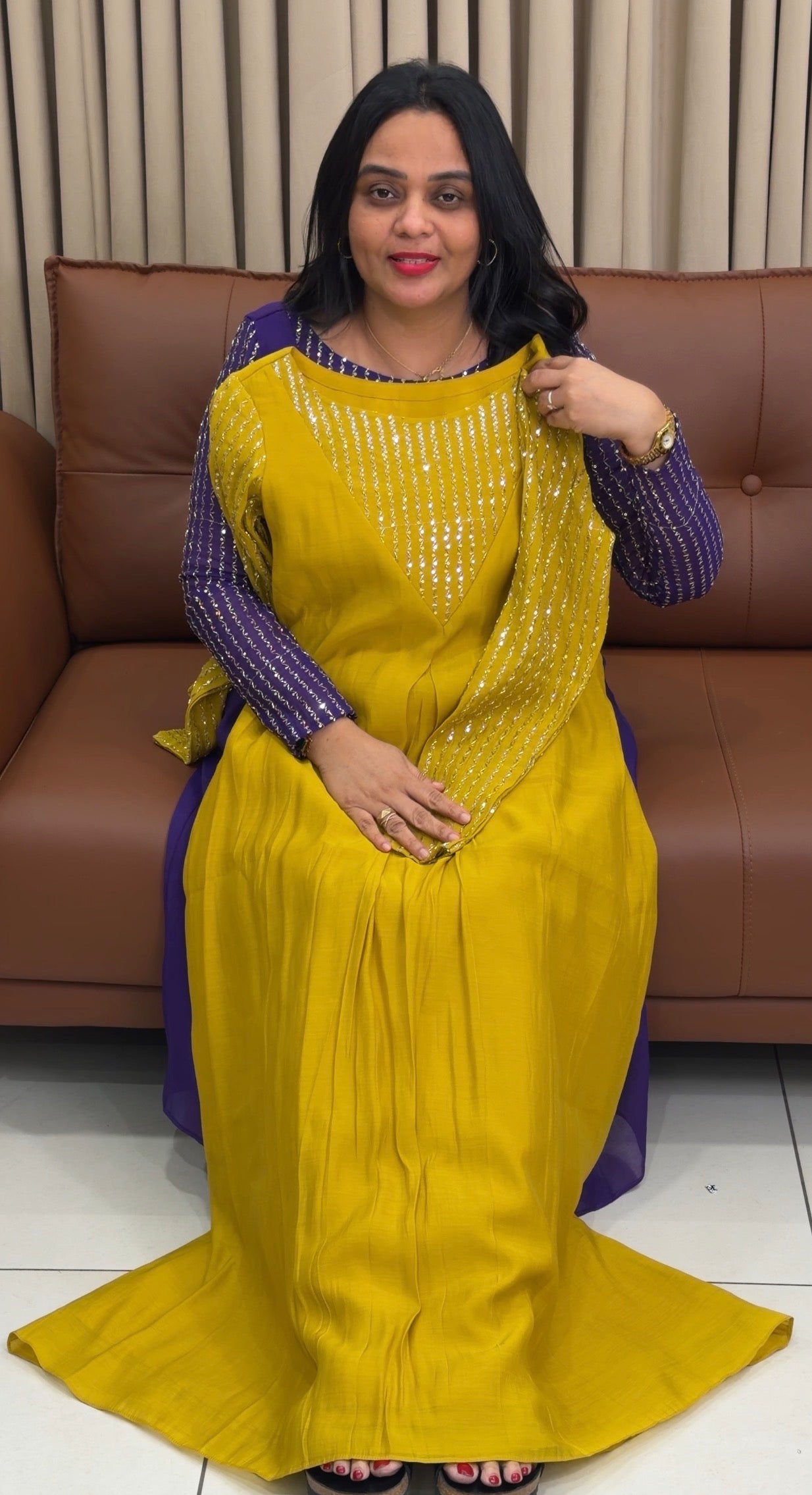 IHA'S IN-HOUSE HANDWORKED ALINE TOPS - IHA 34397