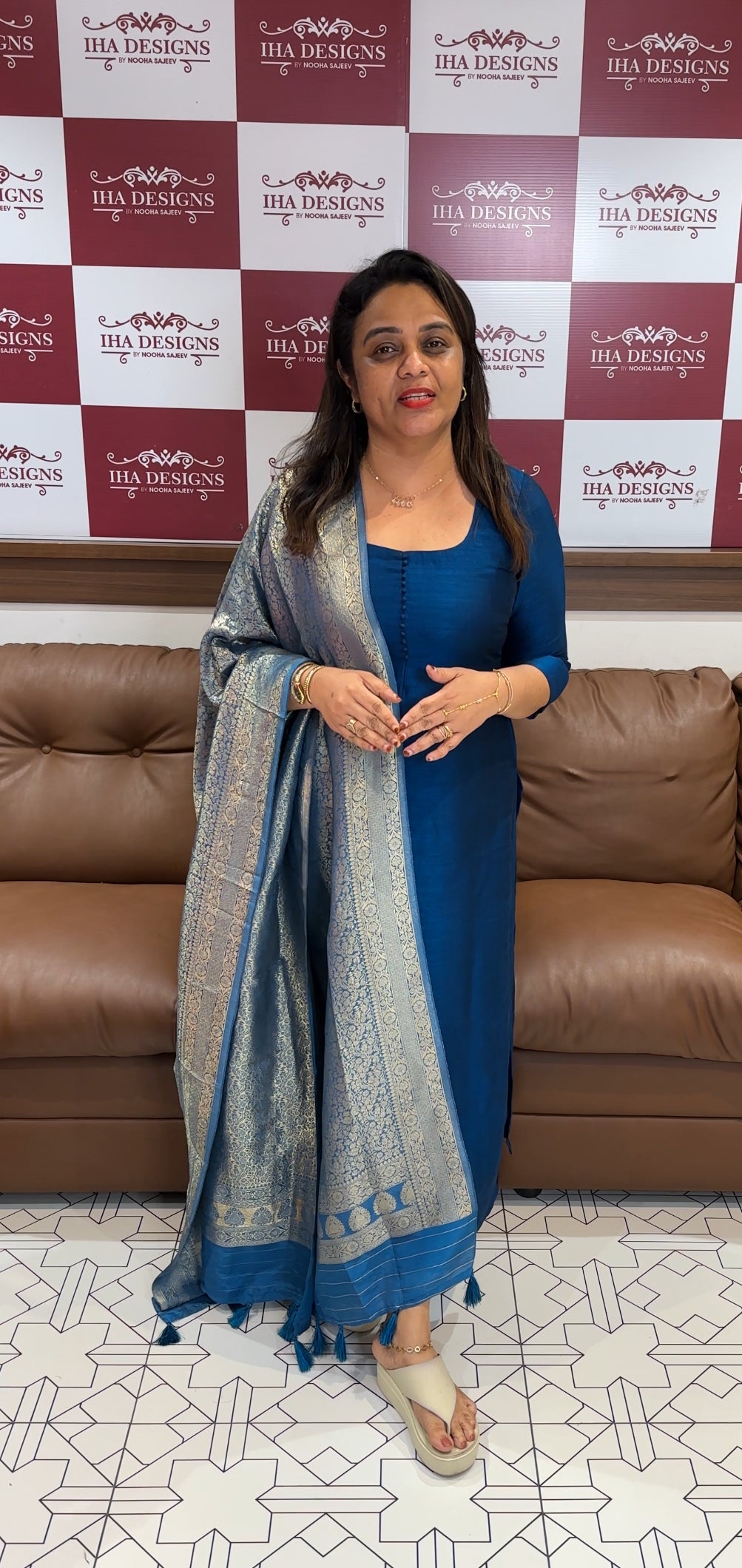 IHA'S IN-HOUSE SEMI RAW SILK UNSTITCHED SALWAR SUITS - IHA 24795
