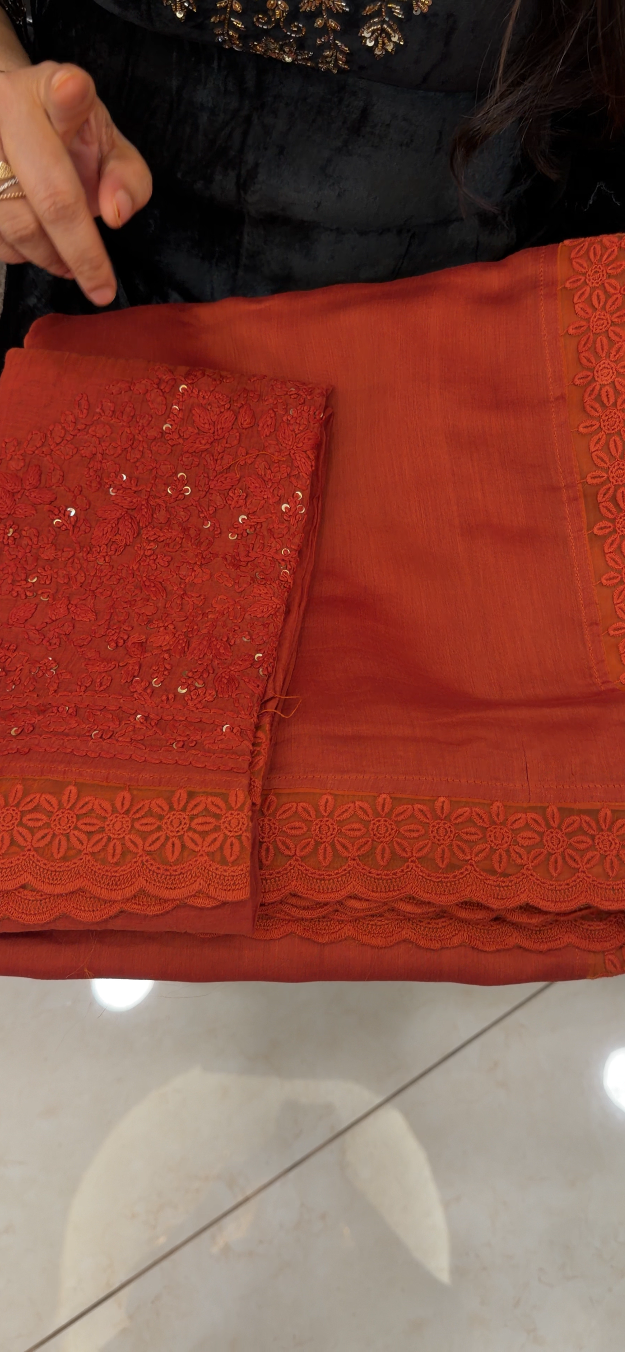 MALAI CHANDERI SAREES - IHA 33354