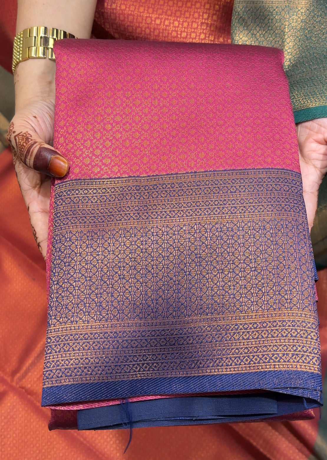 SEMI SILK SAREES - IHA 21759