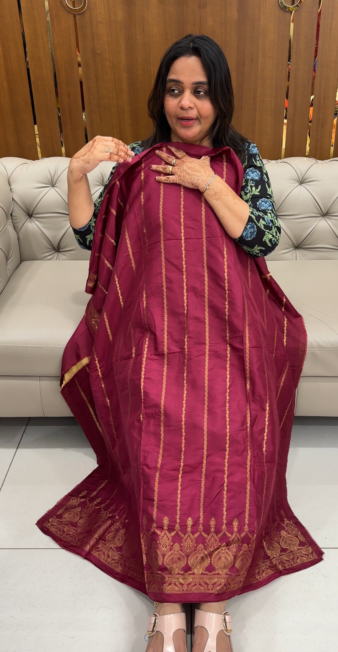 SEMI BANARASI UNSTITCHED SALWAR SUITS - IHA 27420