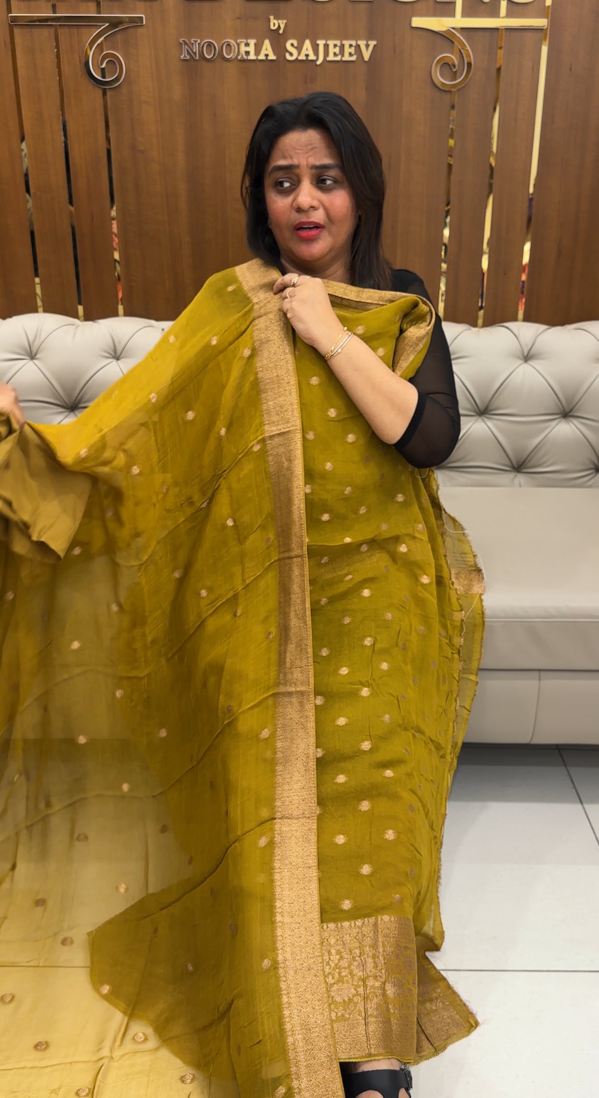 VISCOSE GEORGETTE UNSTITCHED SALWAR SUITS - IHA 26277