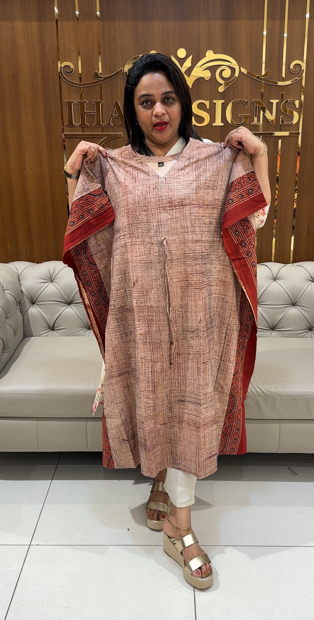 SHORT KAFTAN TOPS - IHA 25035