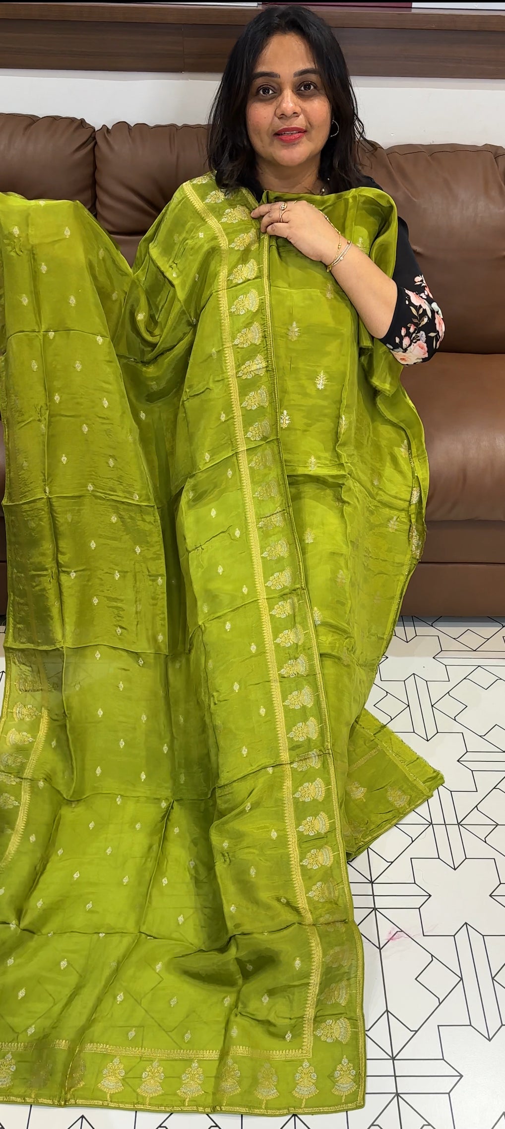 BANARASI UNSTITCHED SALWAR SUITS - IHA 26671