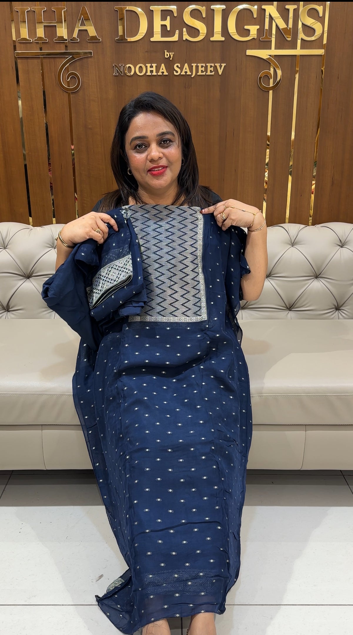 DOLA SILK UNSTITCHED SALWAR SUITS - IHA 25008