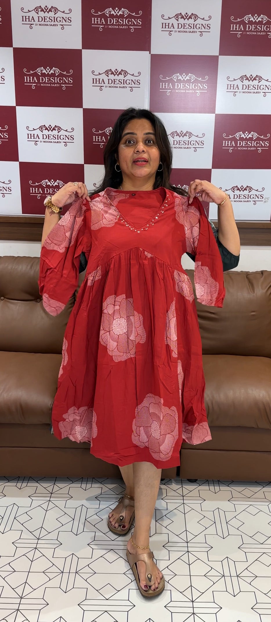 PRINTED COTTON FROCKS - IHA 26438