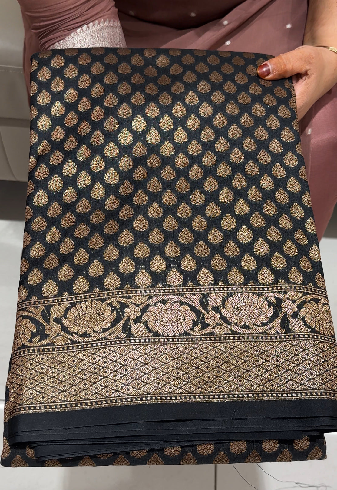 KATAN BANARASI SAREES - IHA 23909