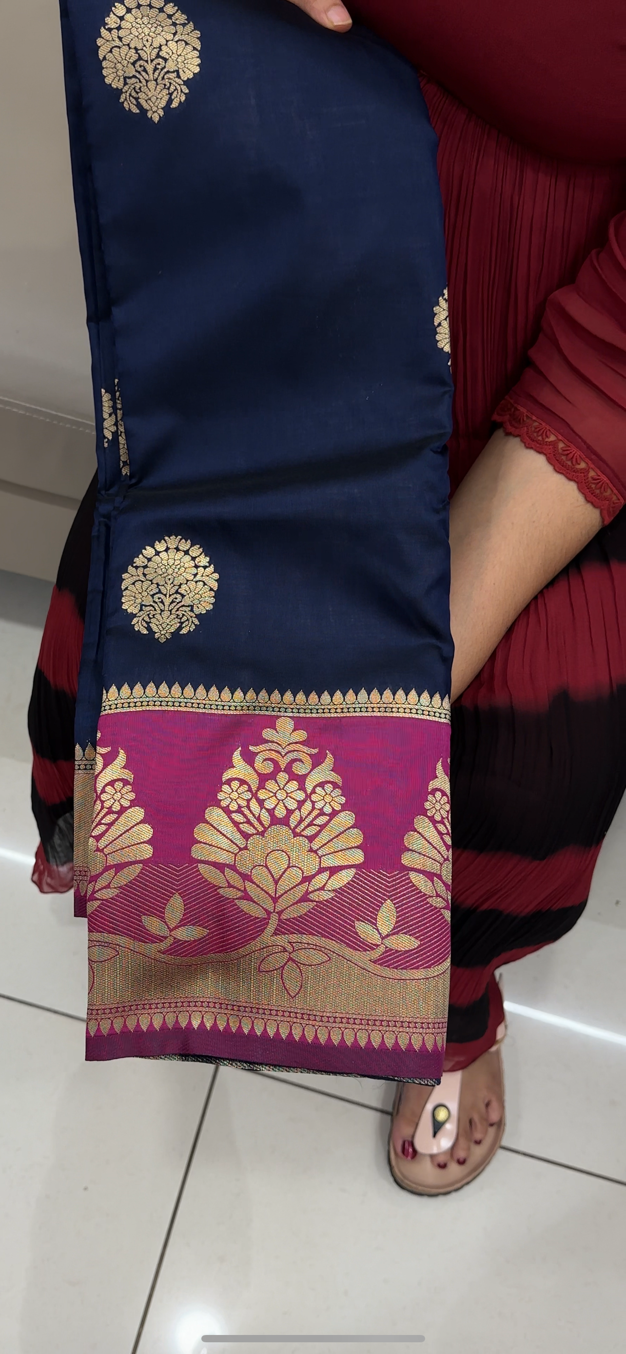 SEMI KANCHIPURAM SAREES - IHA 28686